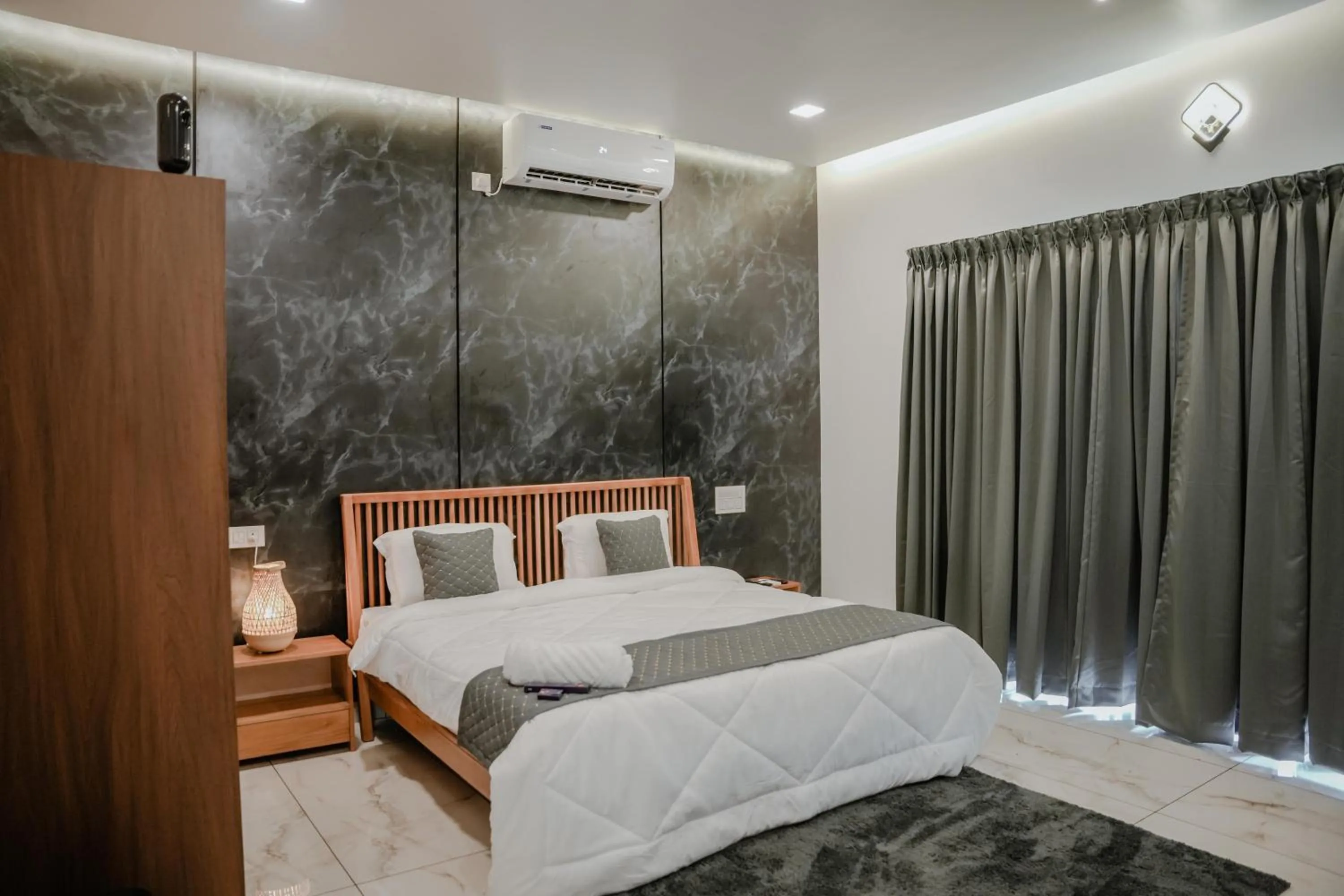 Bed in Ethnic Villa Wayanad