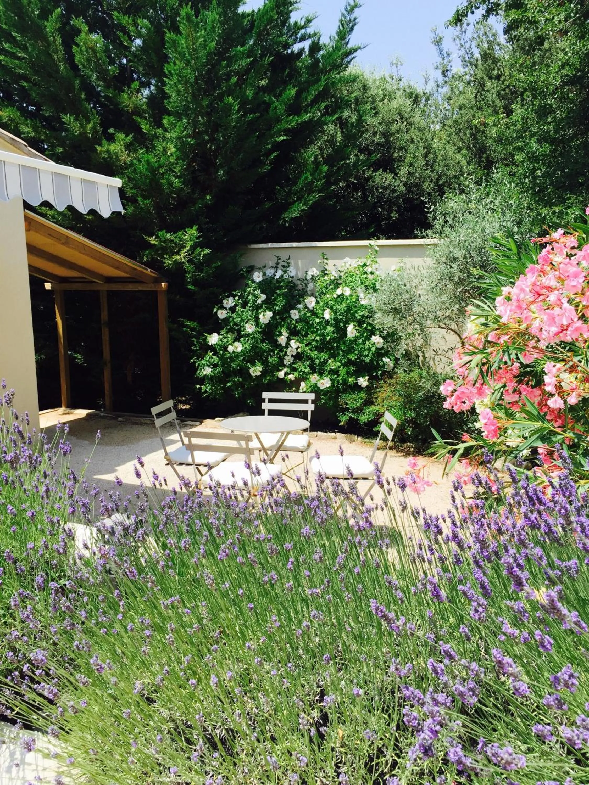 Balcony/Terrace in La Bastide au Ventoux