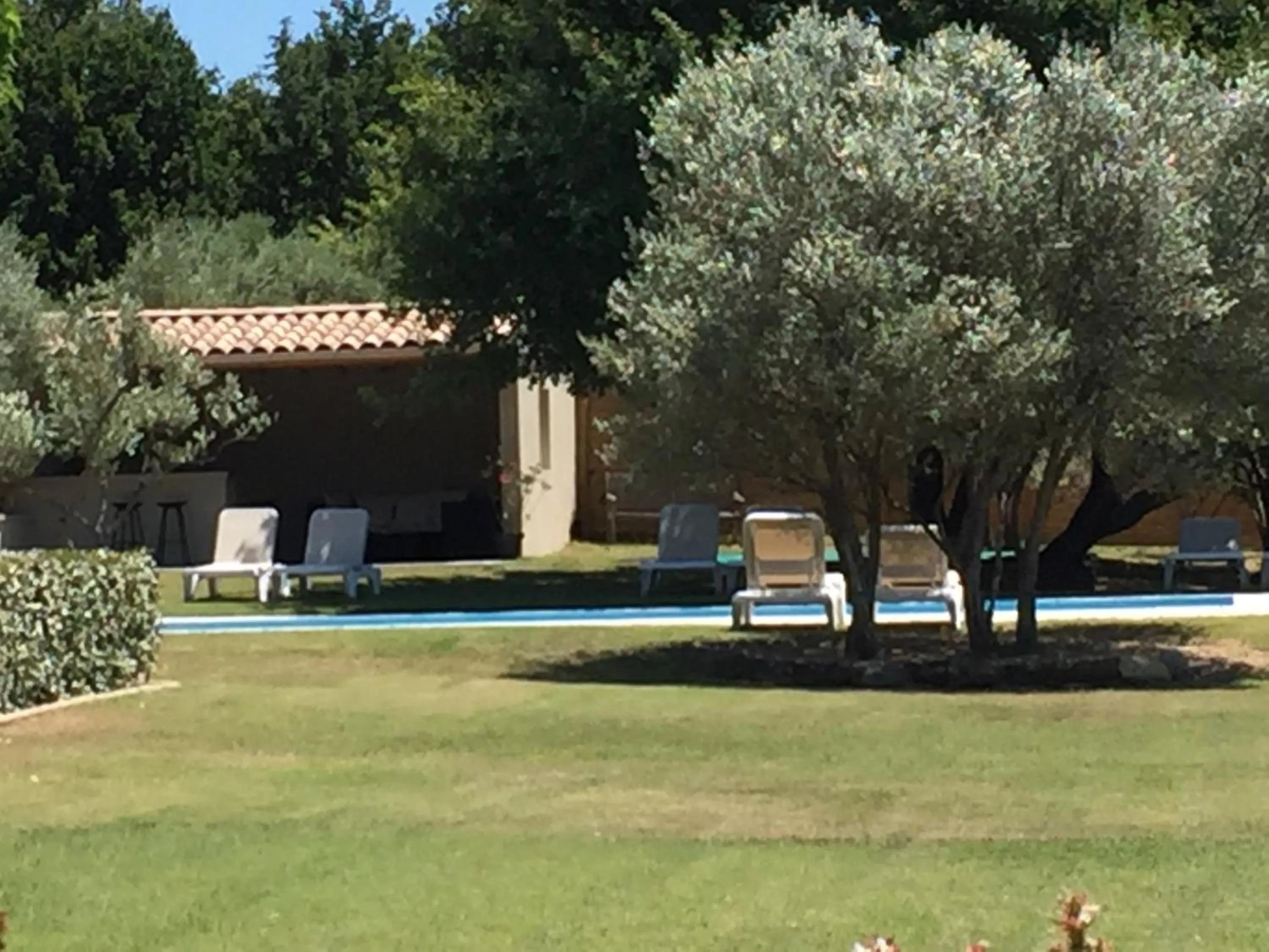 Swimming pool in La Bastide au Ventoux