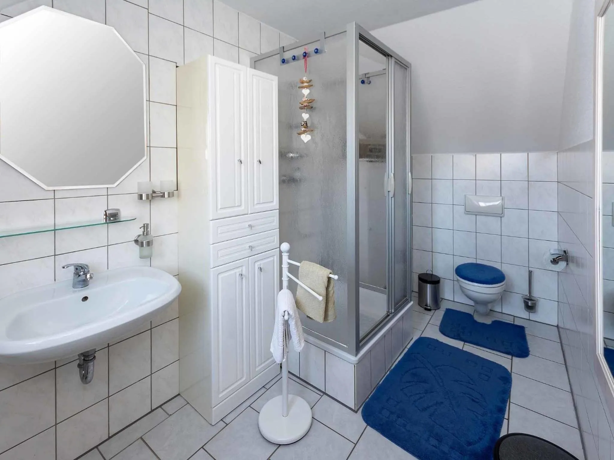 Shower in Ferienhaus Prinzler