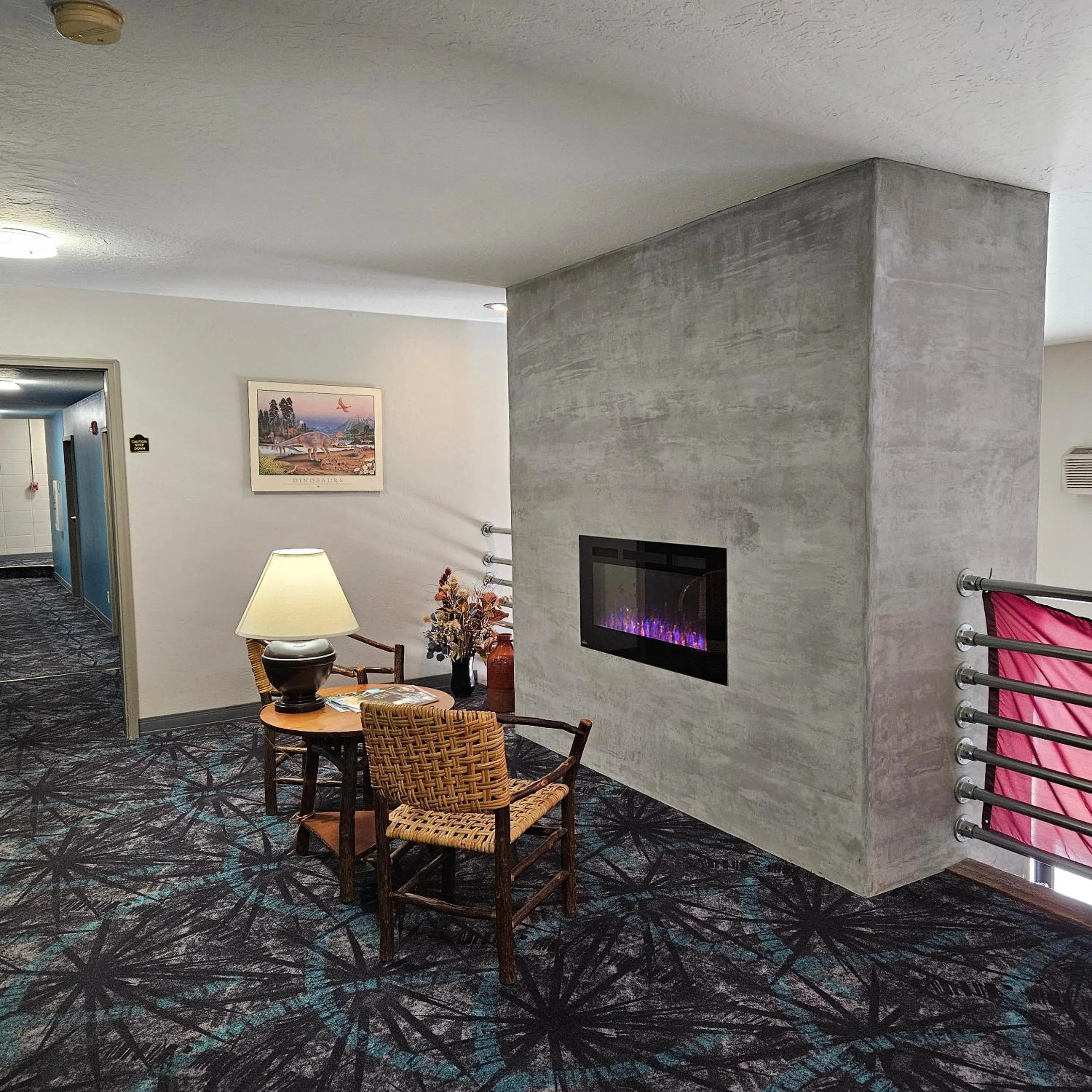 Seating area in Days Inn and Suites by Wyndham Downtown Missoula-University