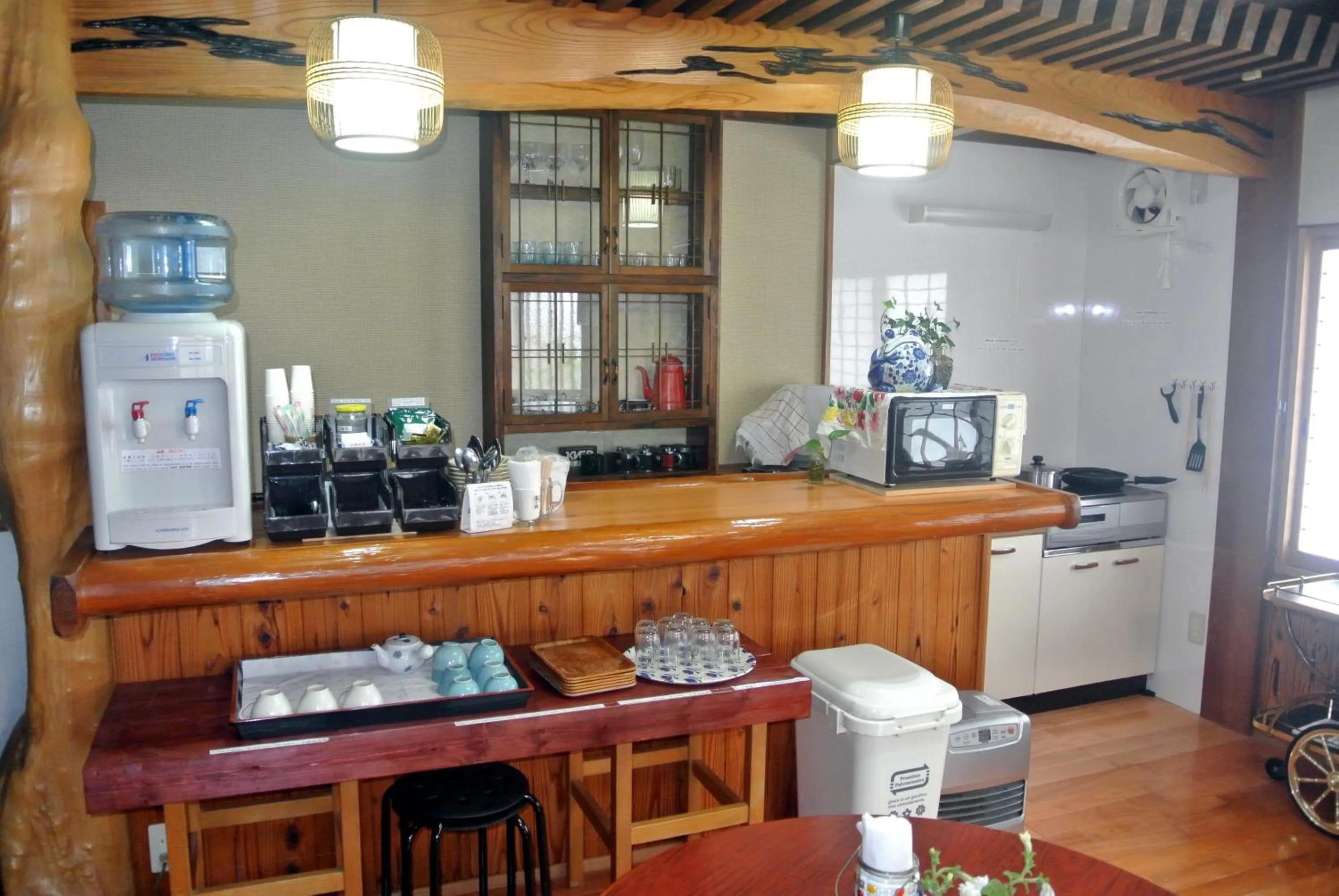 Communal lounge/ TV room in Takachiho B&B Ukigumo