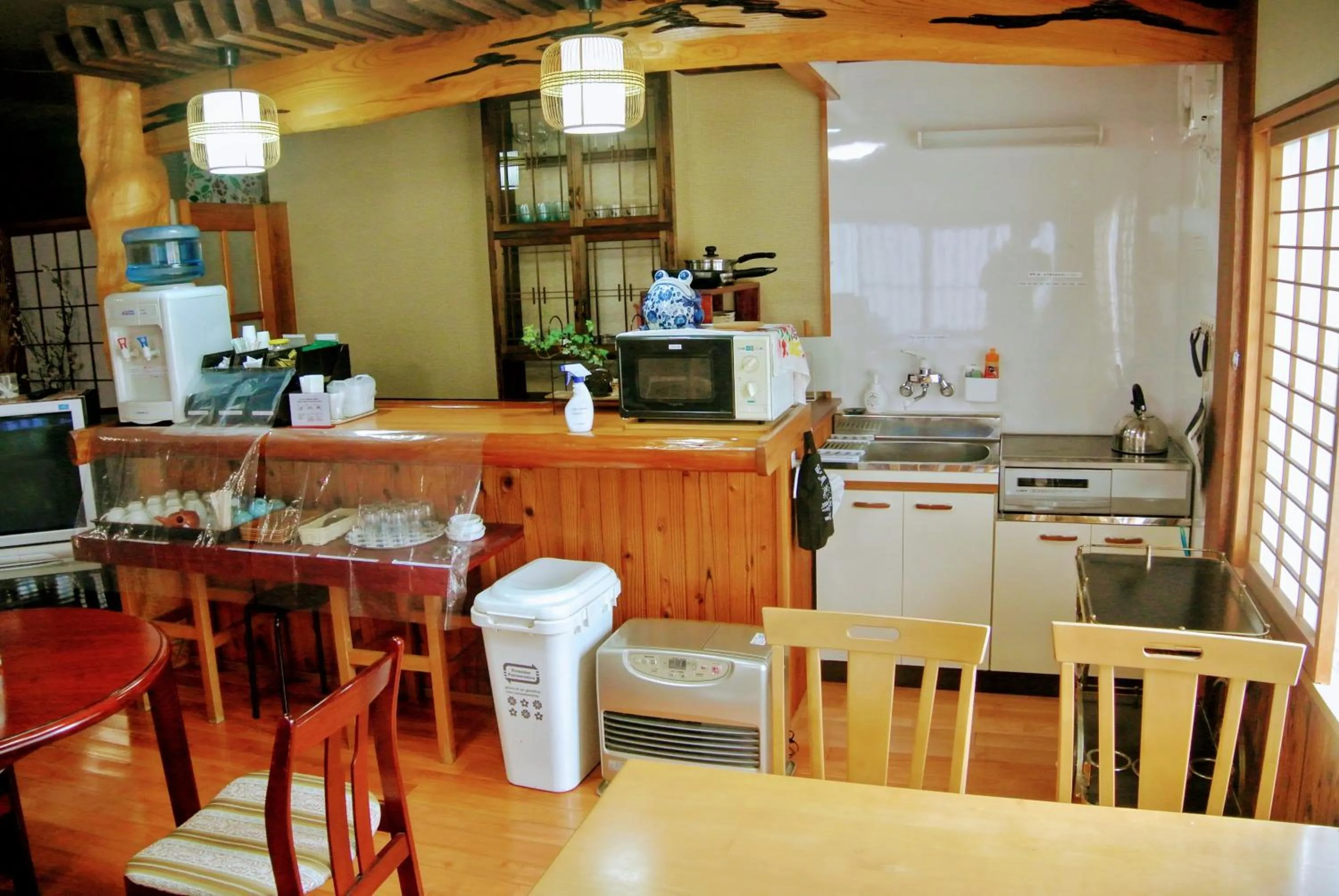 Communal lounge/ TV room in Takachiho B&B Ukigumo