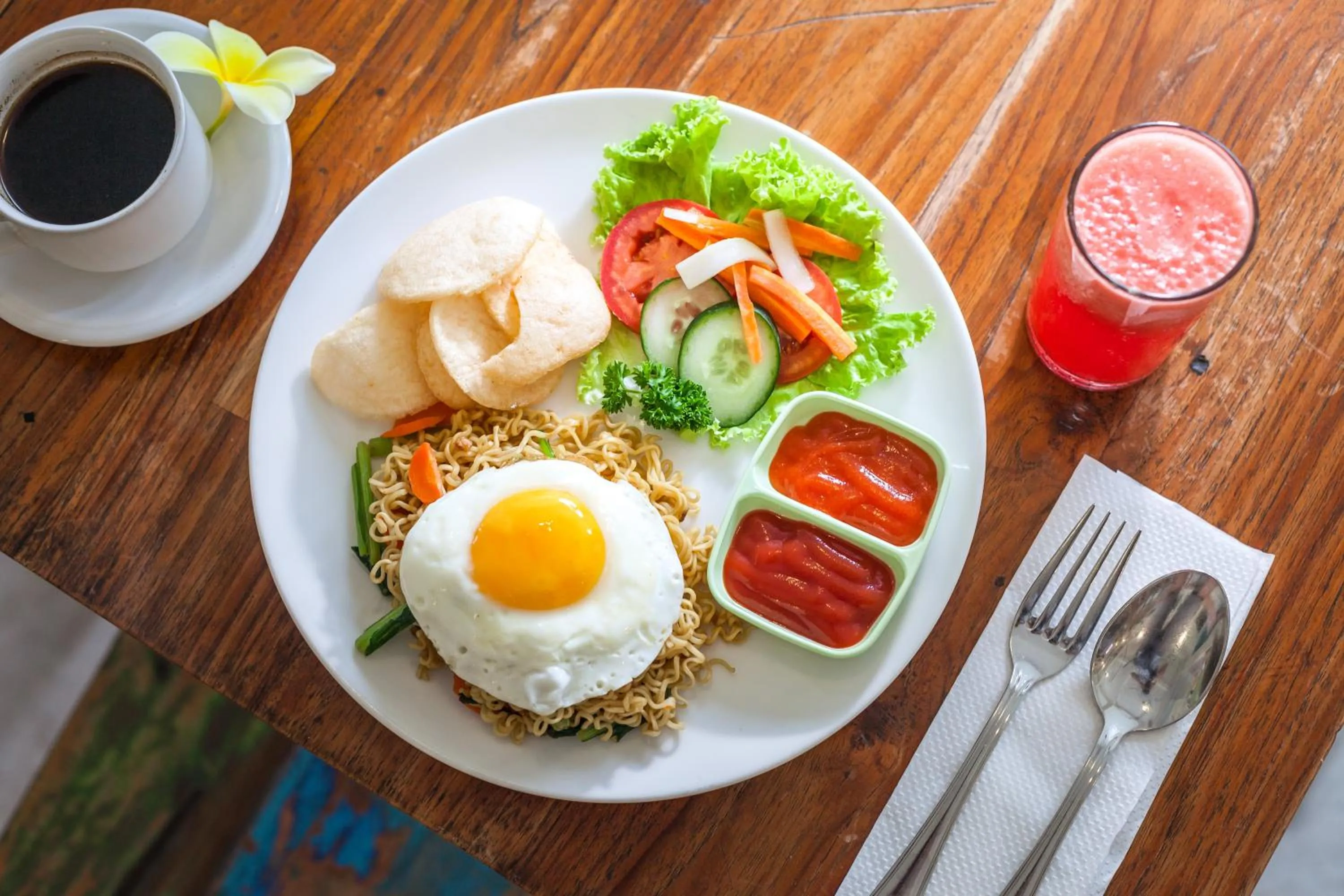 Meals in Paras Paros Marina Lodge