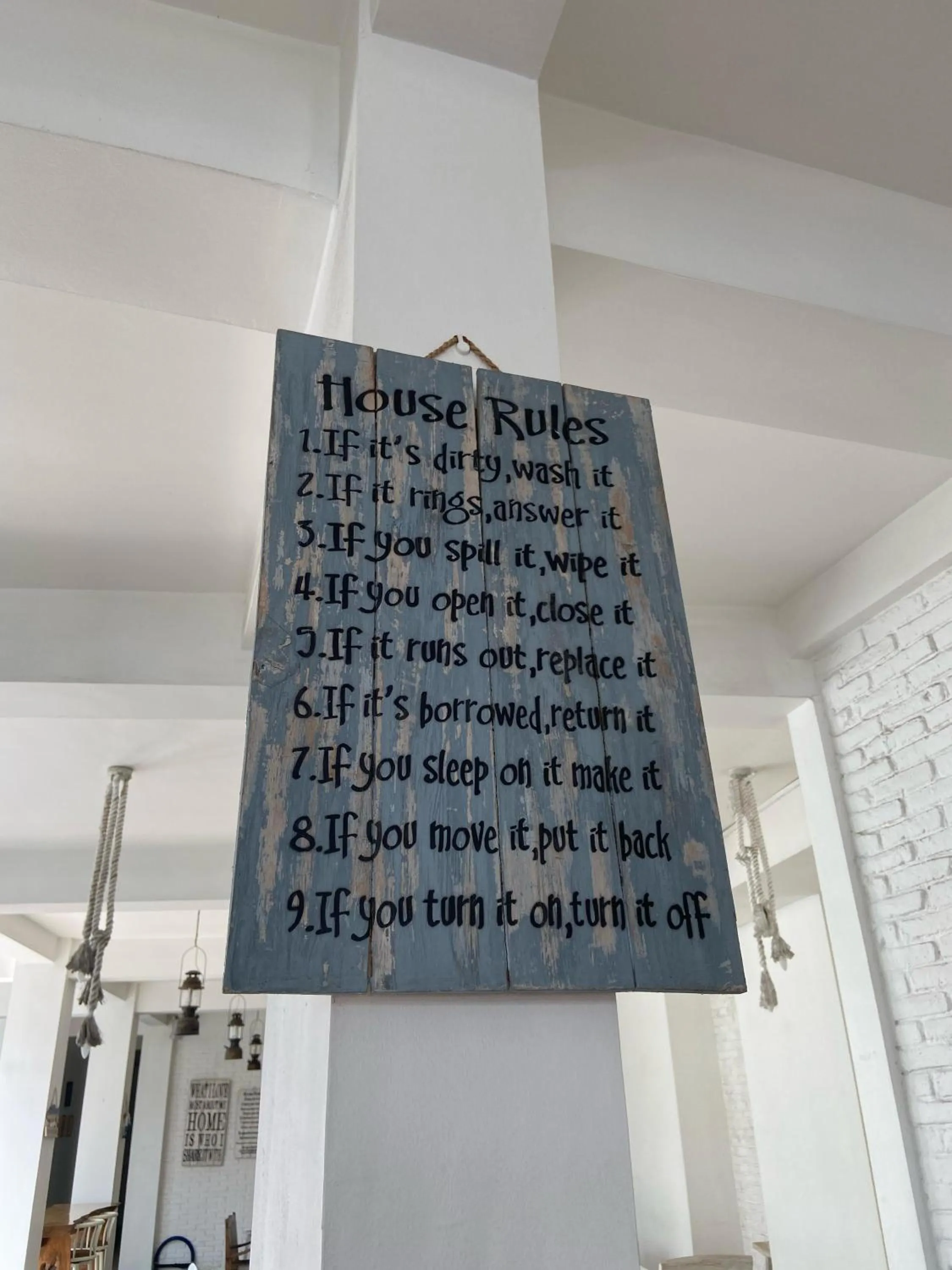 Logo/Certificate/Sign in Paras Paros Marina Lodge