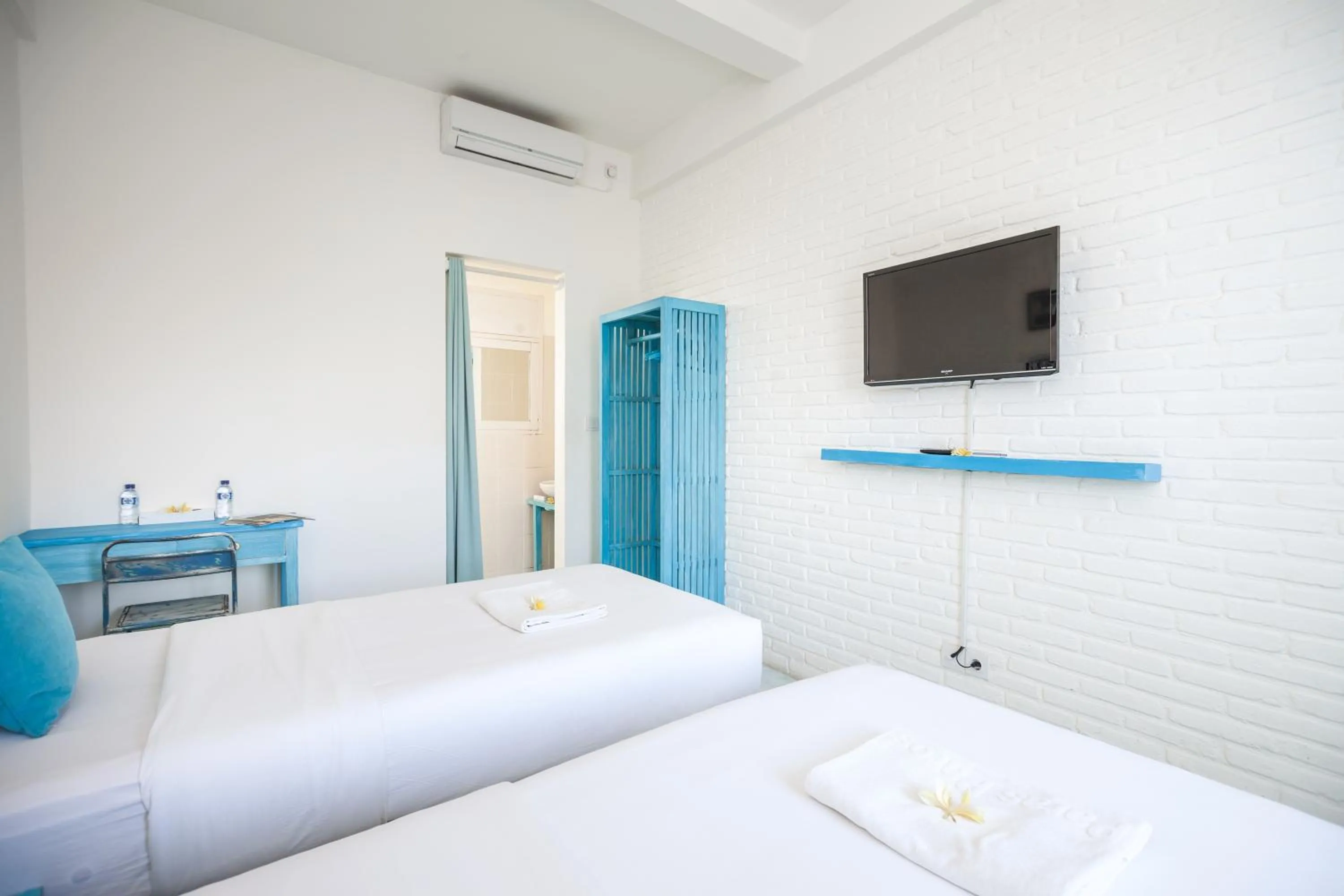 Bedroom, Bed in Paras Paros Marina Lodge