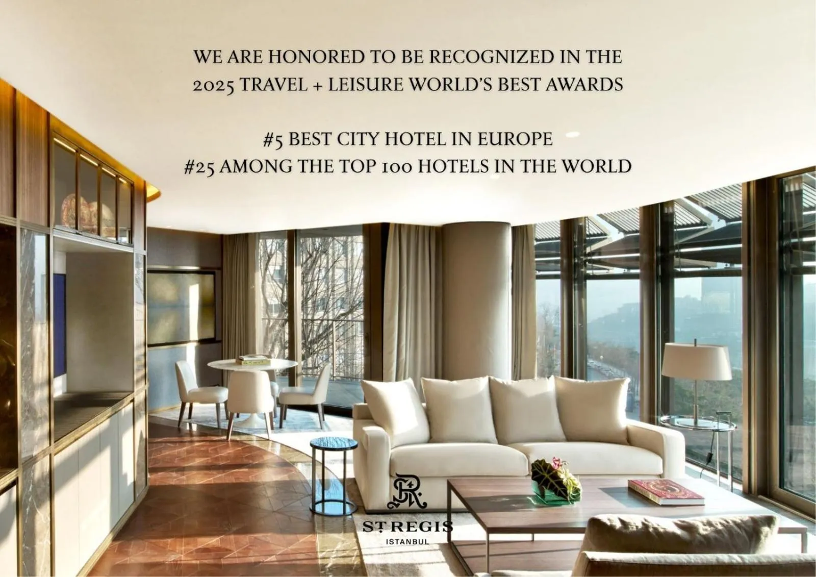 Cosmopolitan Suite with Macka Park View (St. Regis Butler Service) in The St. Regis Istanbul