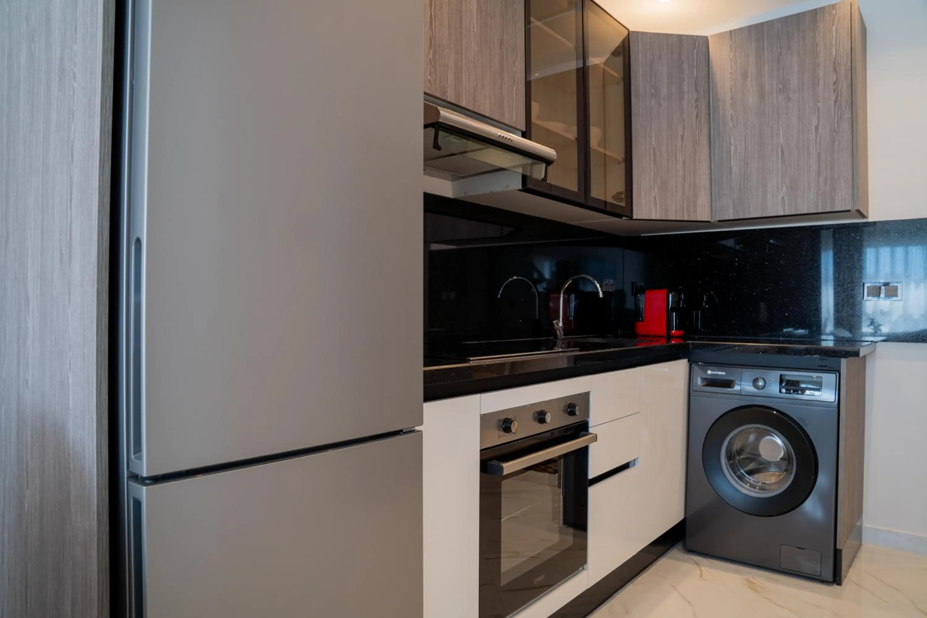 Kitchen or kitchenette in Living Appart-Hotel