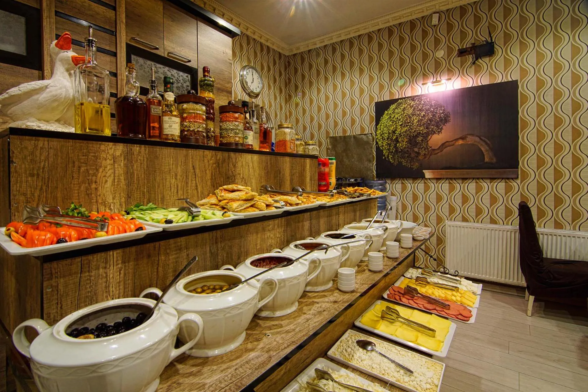 Buffet breakfast in Kars Konak Hotel