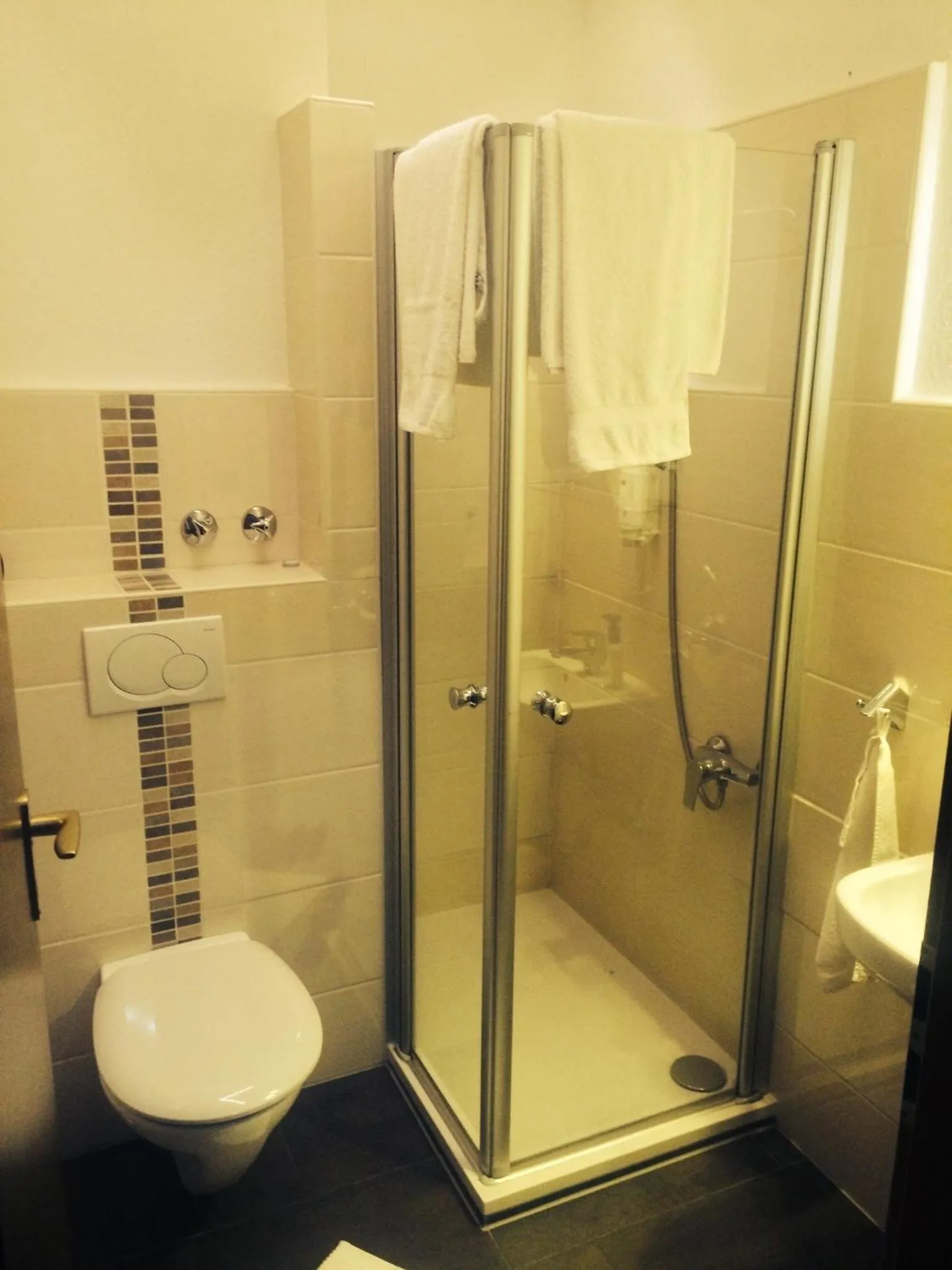 Shower in Hotel Friesenhof