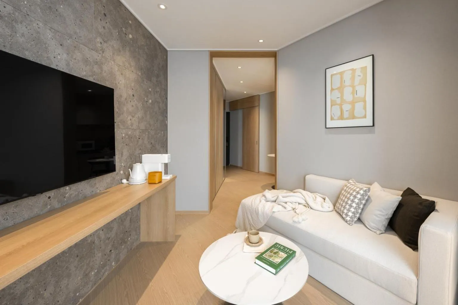 Living room in Le Collective Sokcho Beach