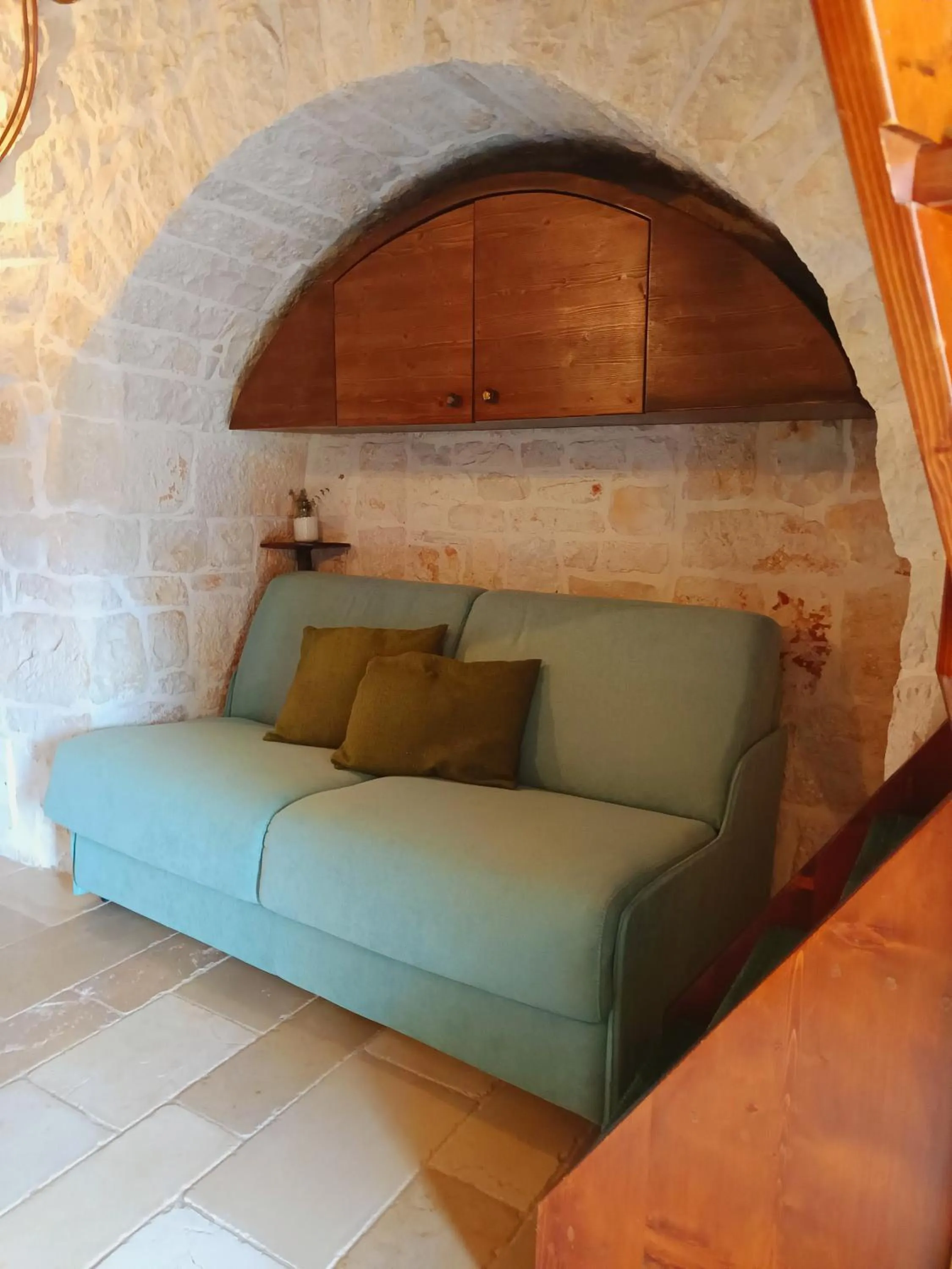 Living room in La Rosa dei Trulli B&B