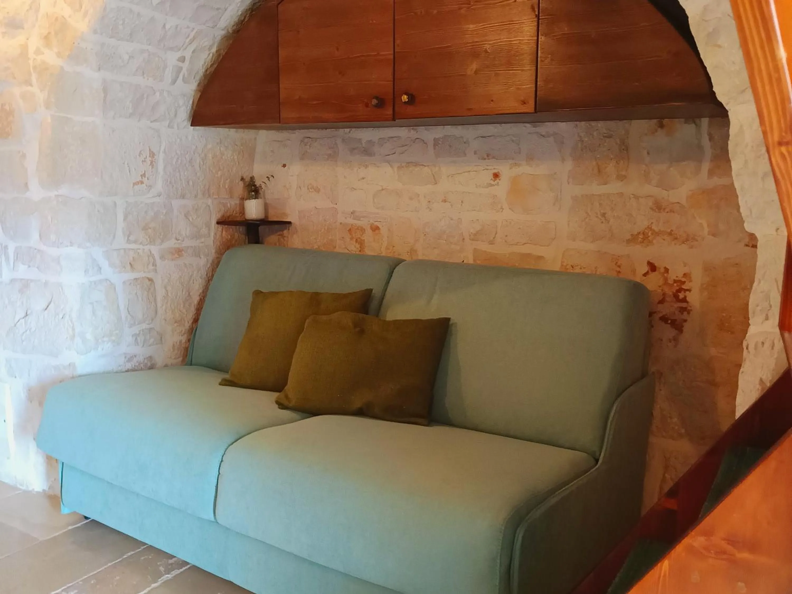 Living room in La Rosa dei Trulli B&B