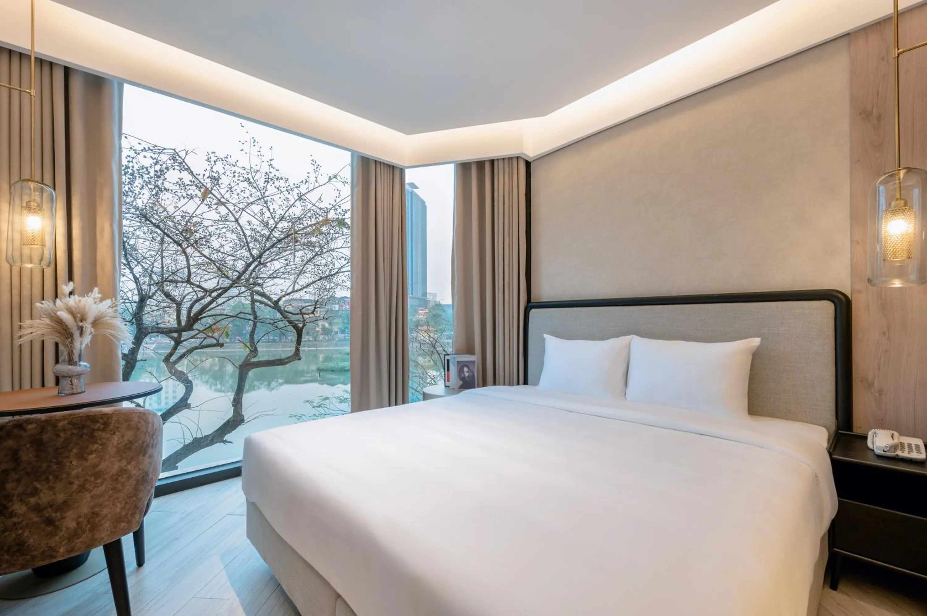 Bed in iRest Signature Ba Dinh Lakeside