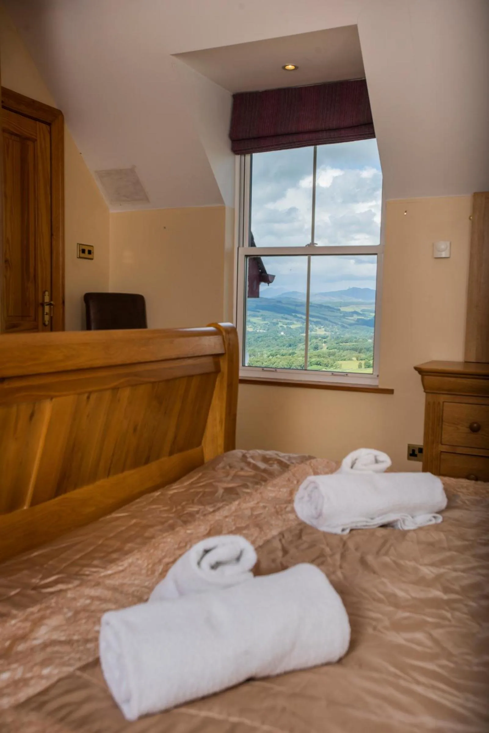 Natural landscape, Bed in Errichel House and Cottages