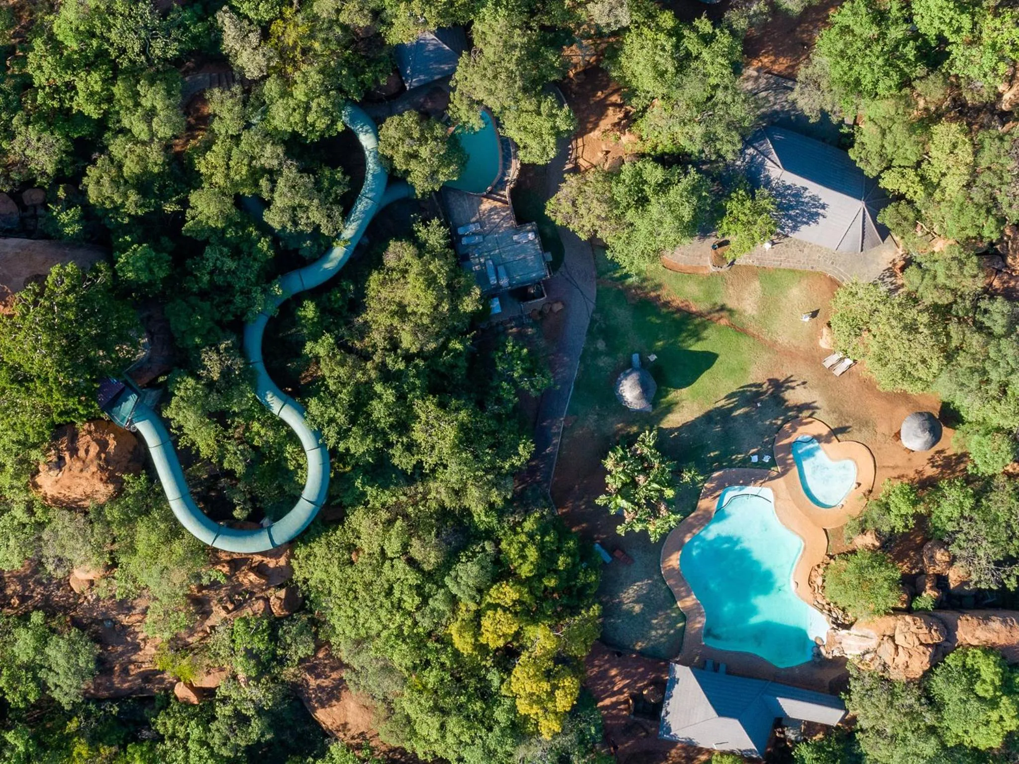 Aqua park in Dikhololo