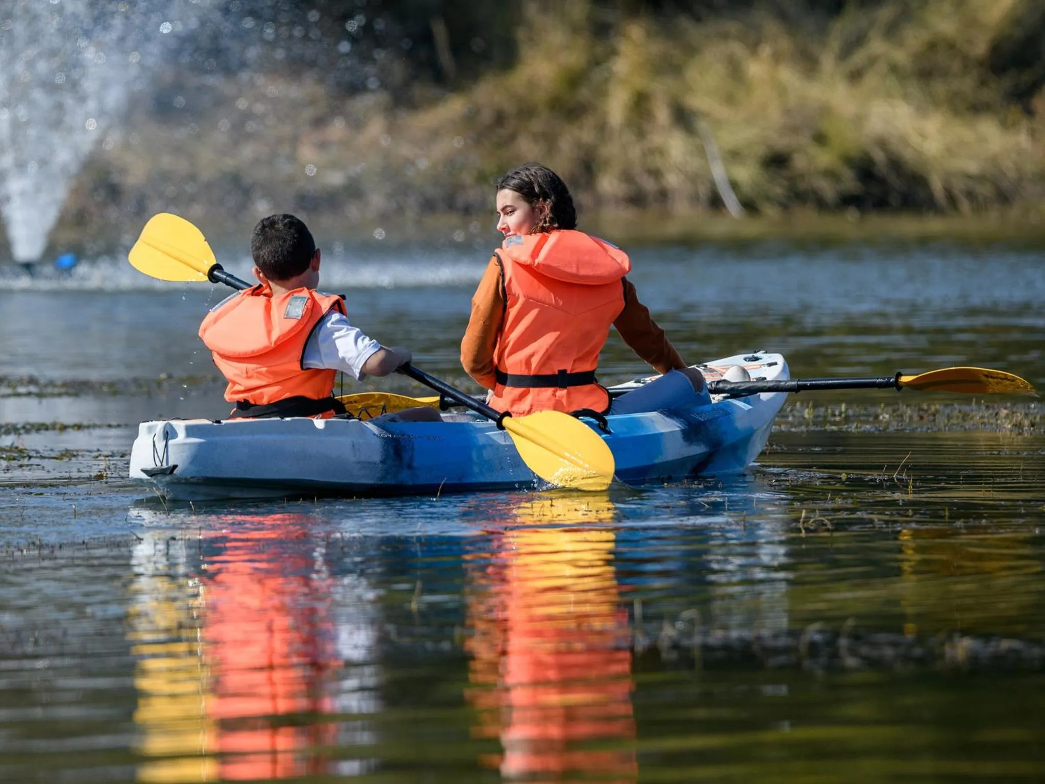 Canoeing in Dikhololo