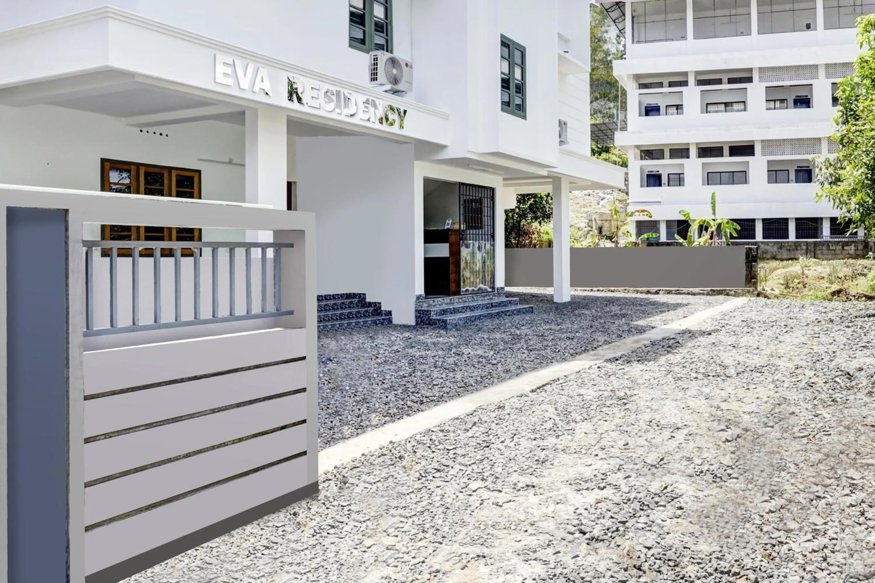 Facade/entrance in Hotel O EVA RESIDENCY