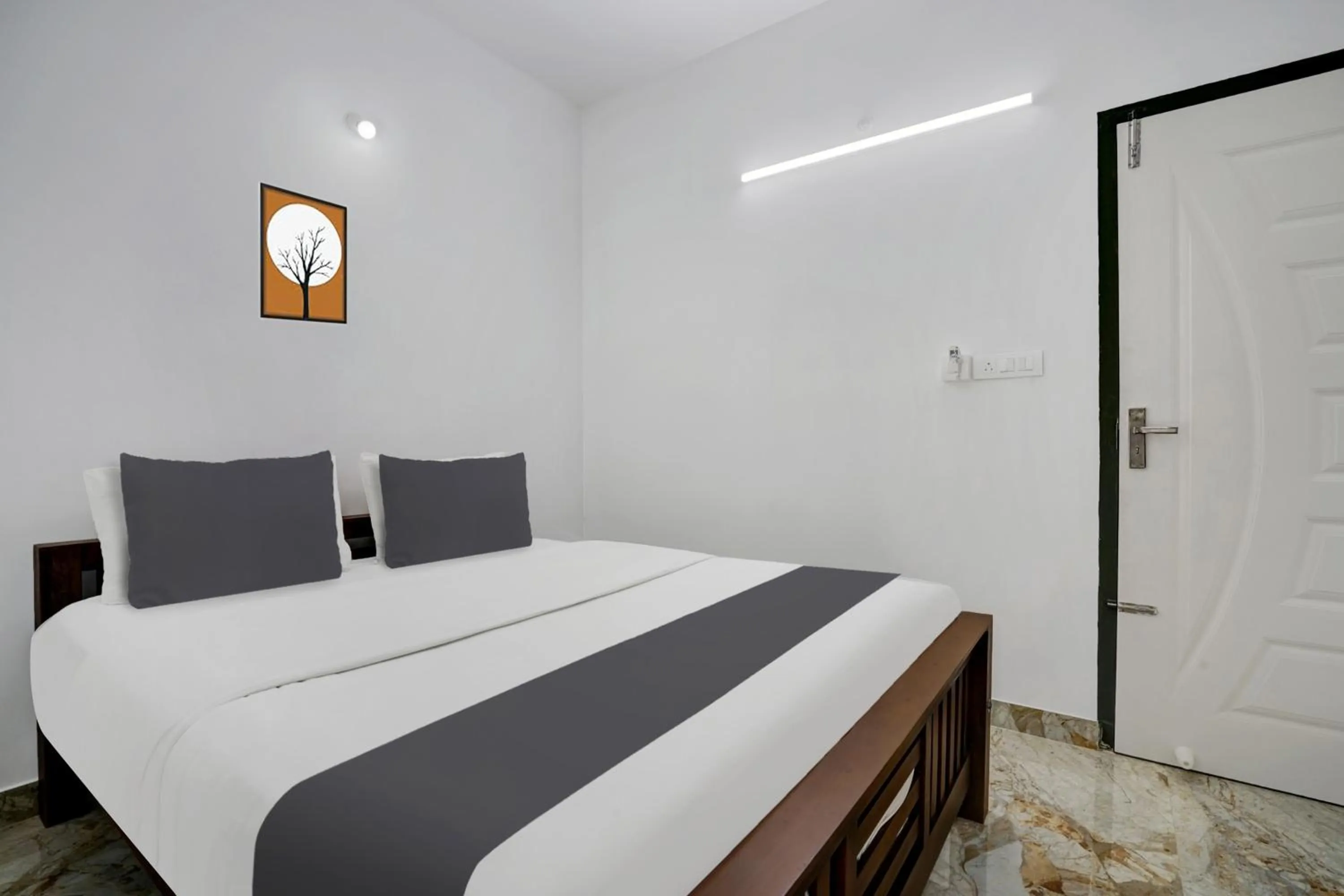 Bedroom, Bed in Hotel O EVA RESIDENCY
