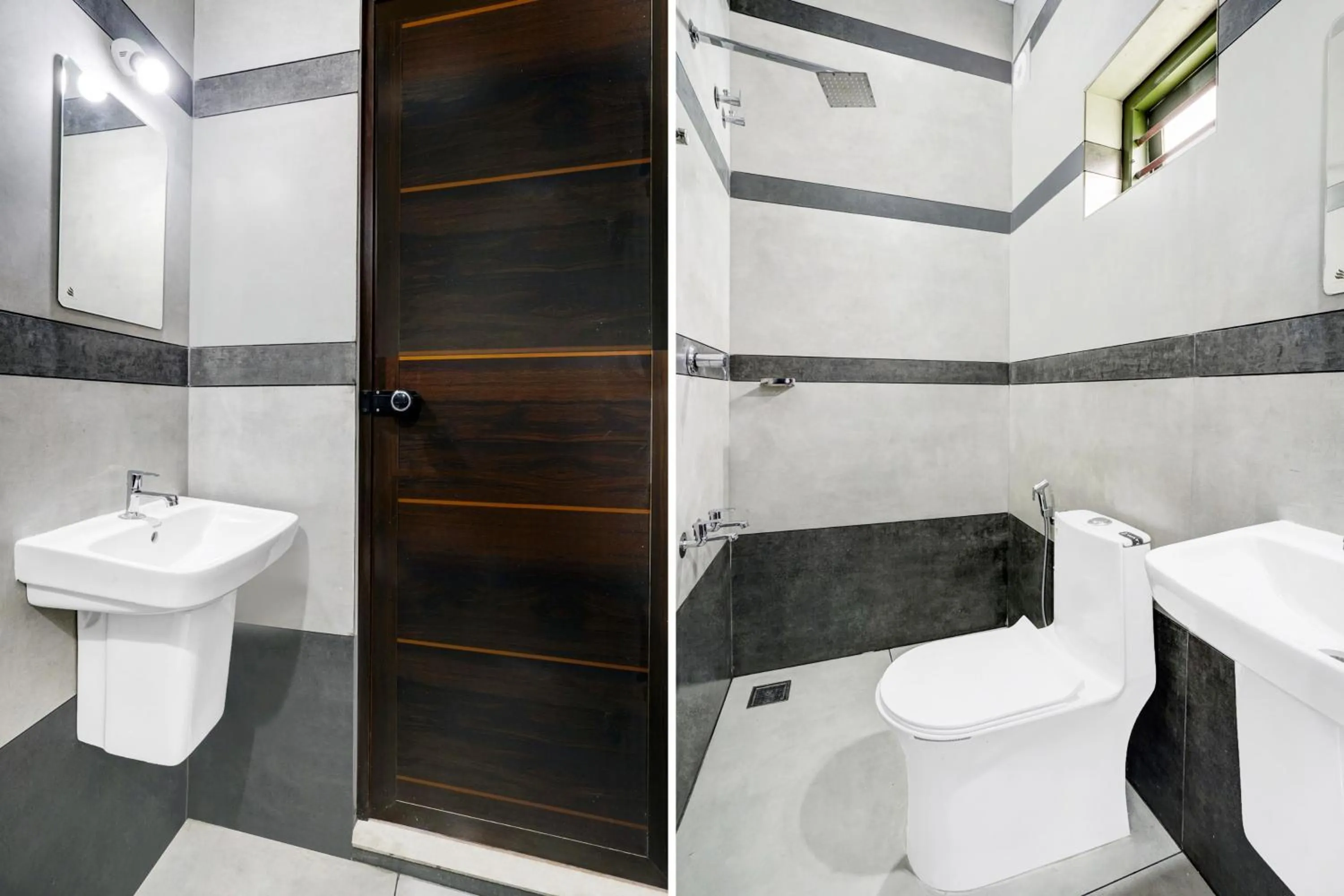 Bathroom in Hotel O EVA RESIDENCY