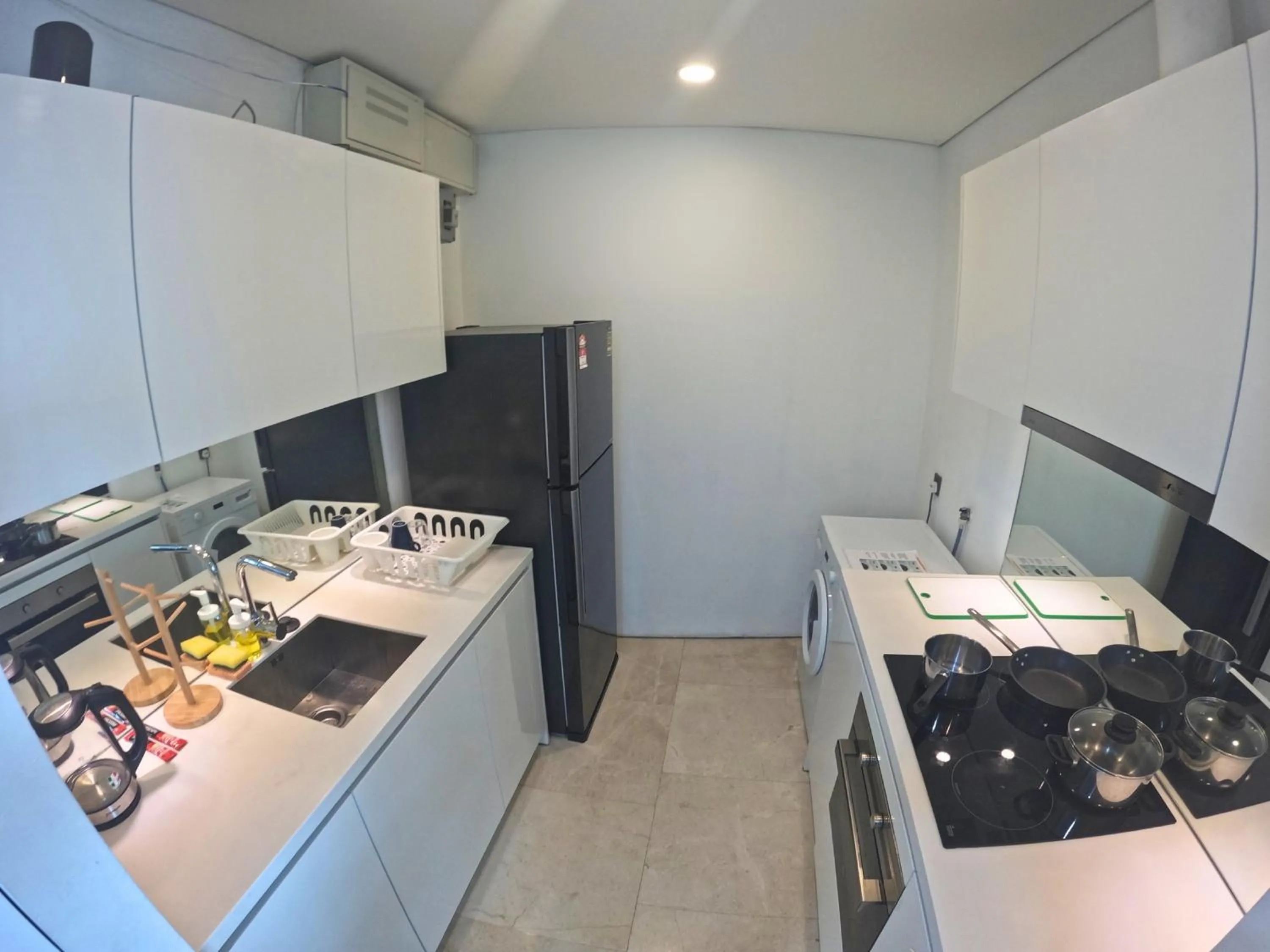 Kitchen or kitchenette in Vortex Apartments Kuala Lumpur