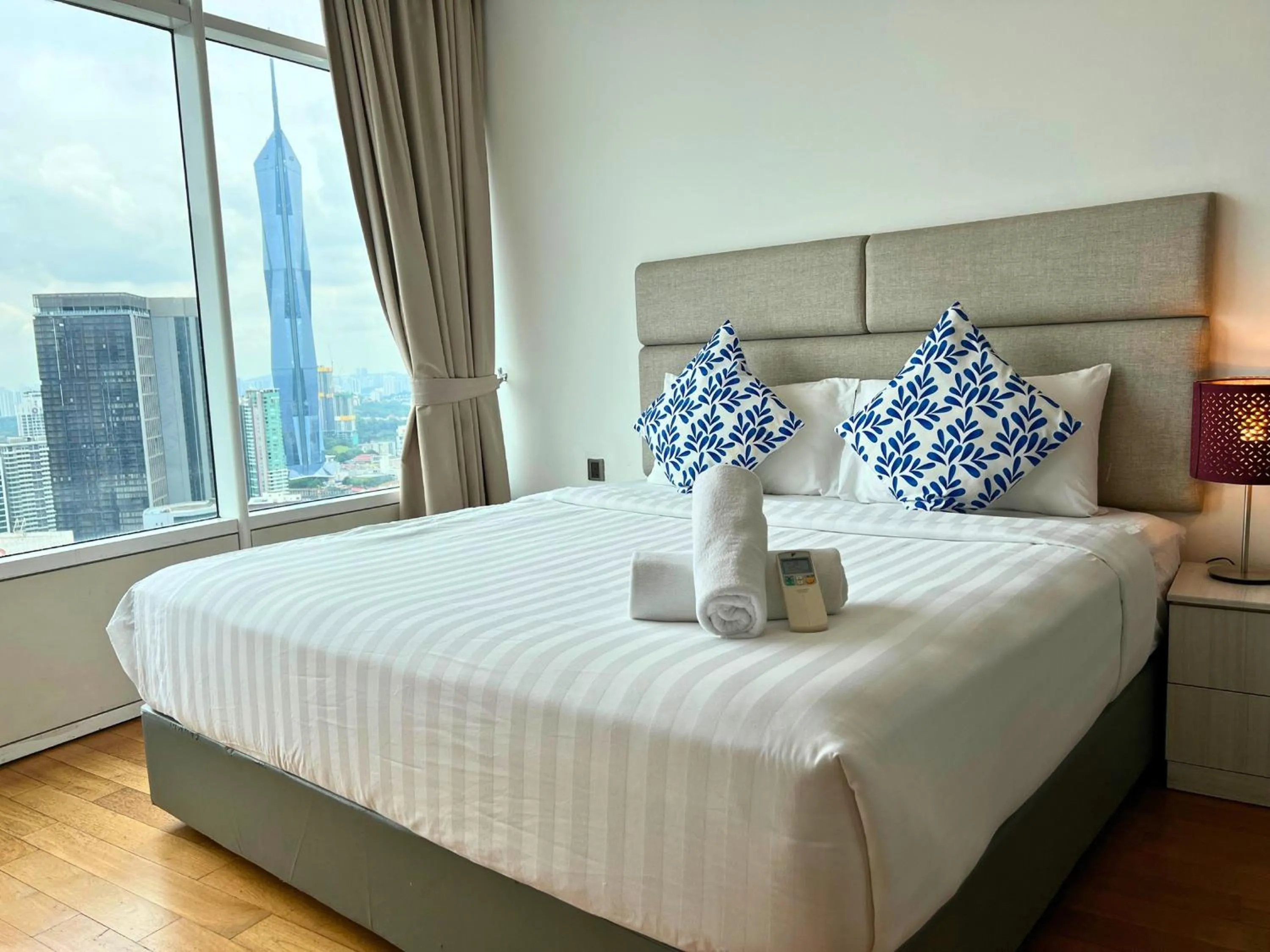 Bed in Vortex Apartments Kuala Lumpur