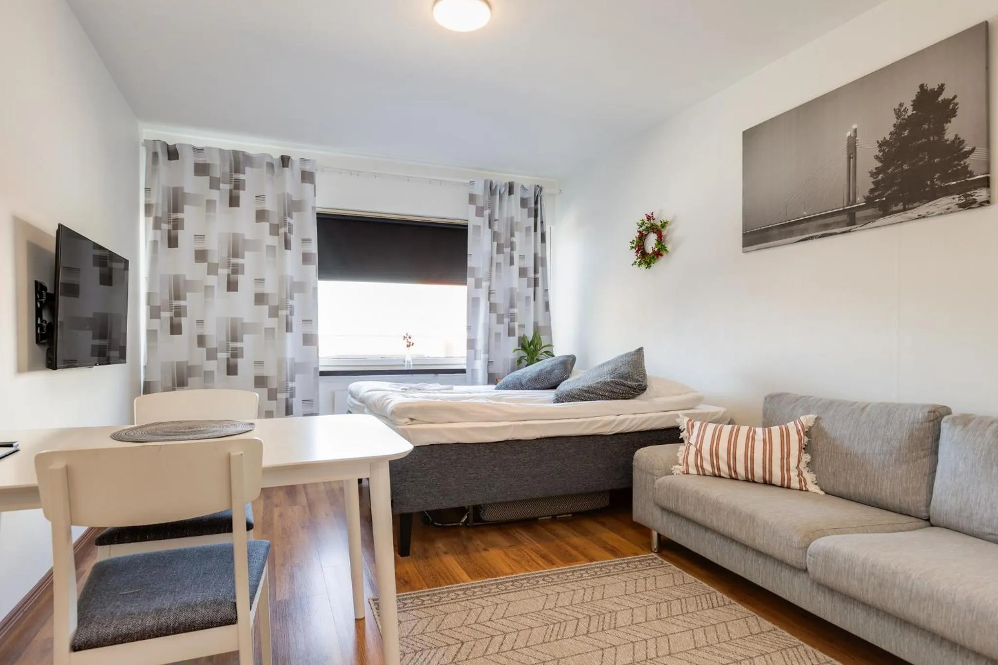 Bed in Santa's Holiday Homes