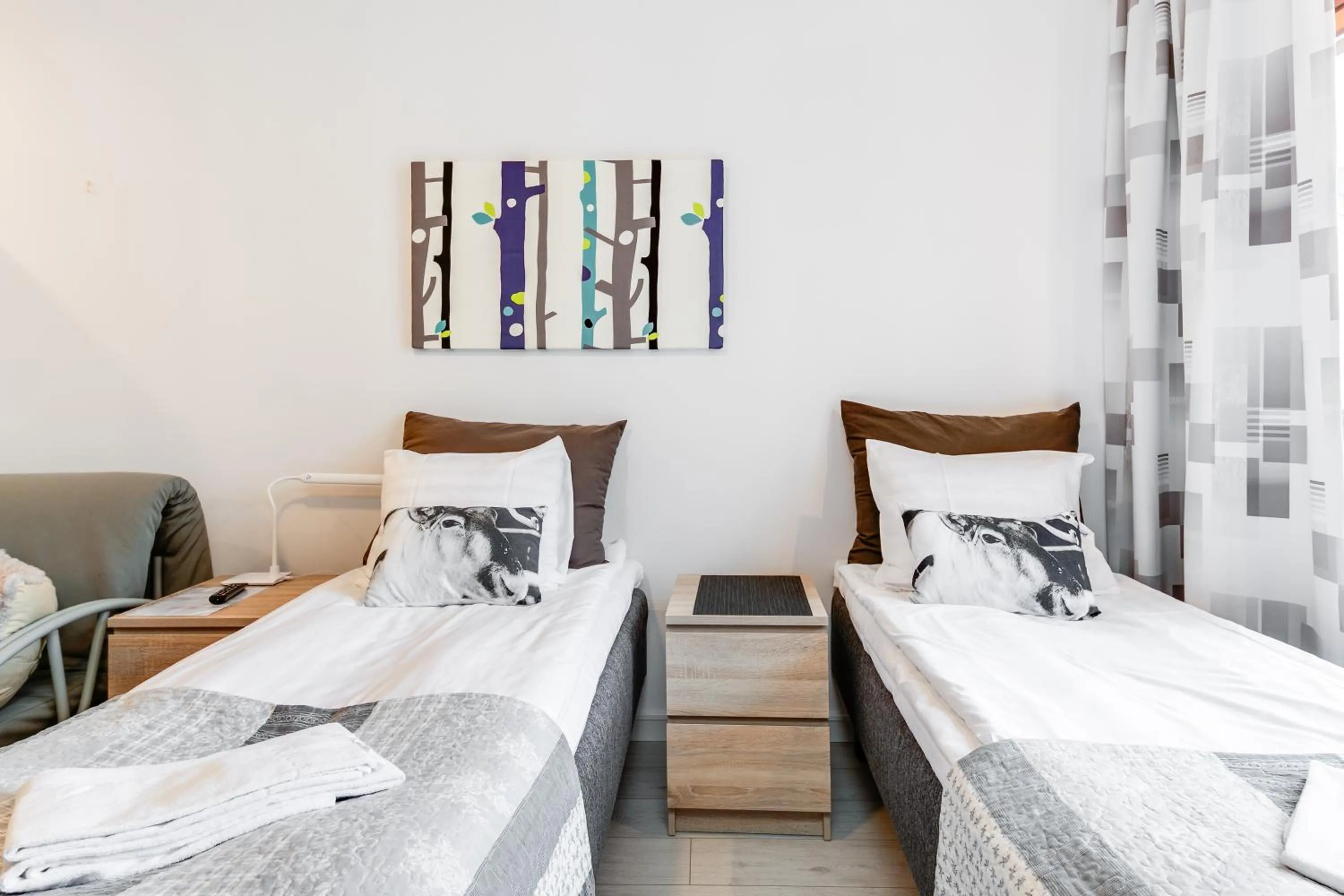 Bed in Santa's Holiday Homes