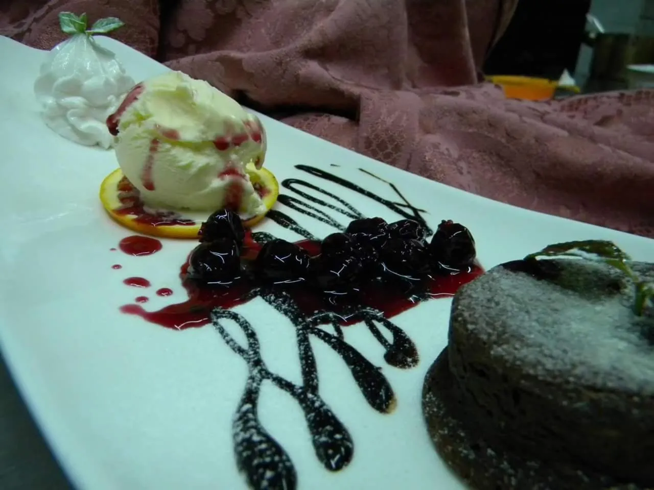 Food close-up in Garni hotel Vir