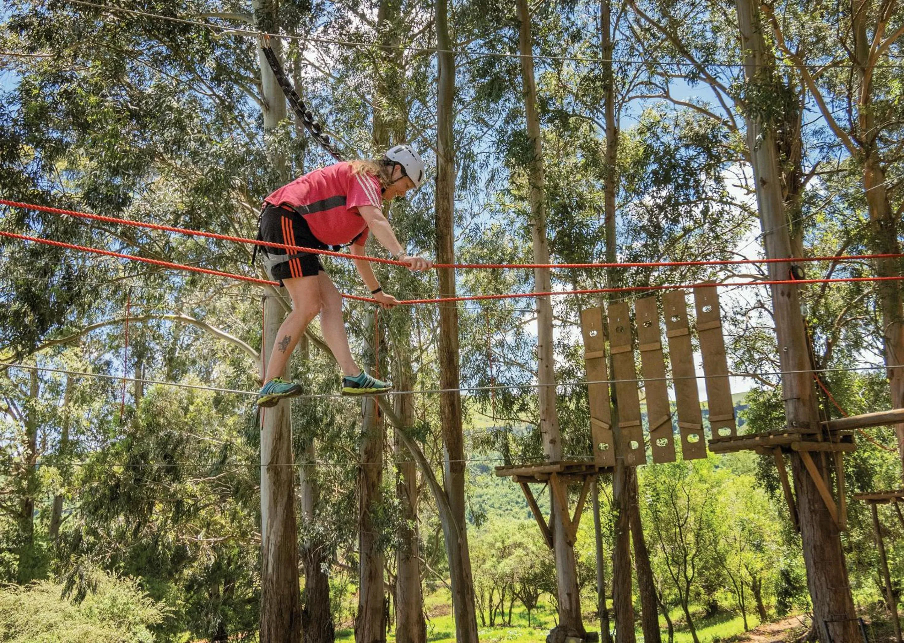 People in Little Switzerland Resort by Dream Resorts