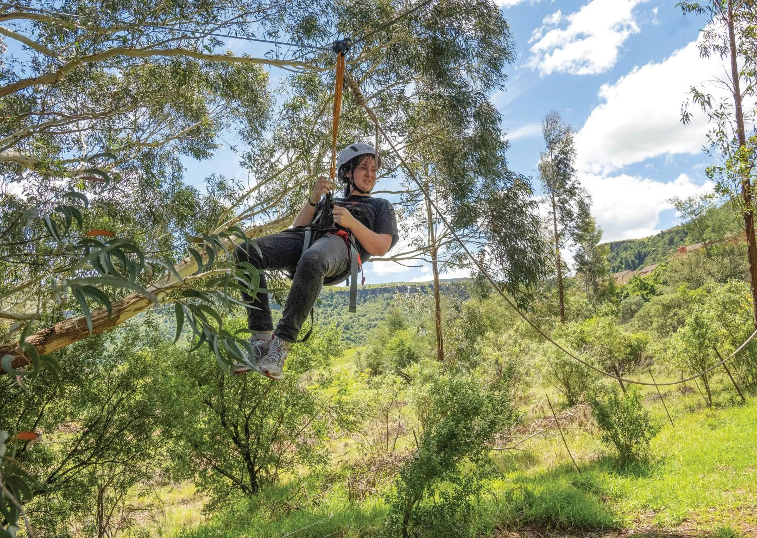 People in Little Switzerland Resort by Dream Resorts