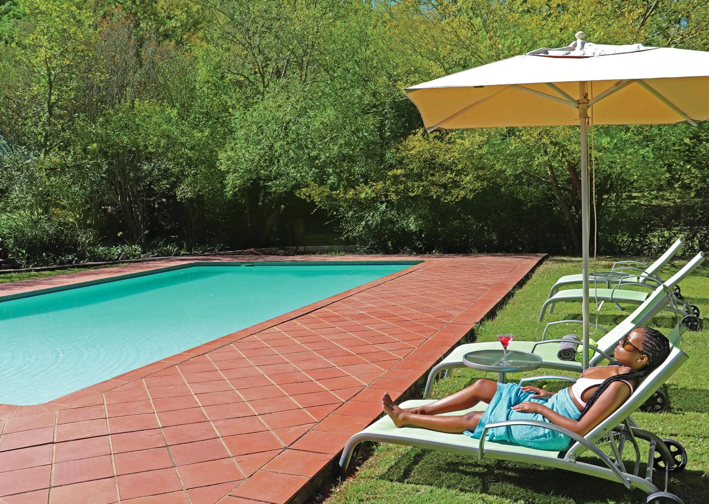 People in Little Switzerland Resort by Dream Resorts