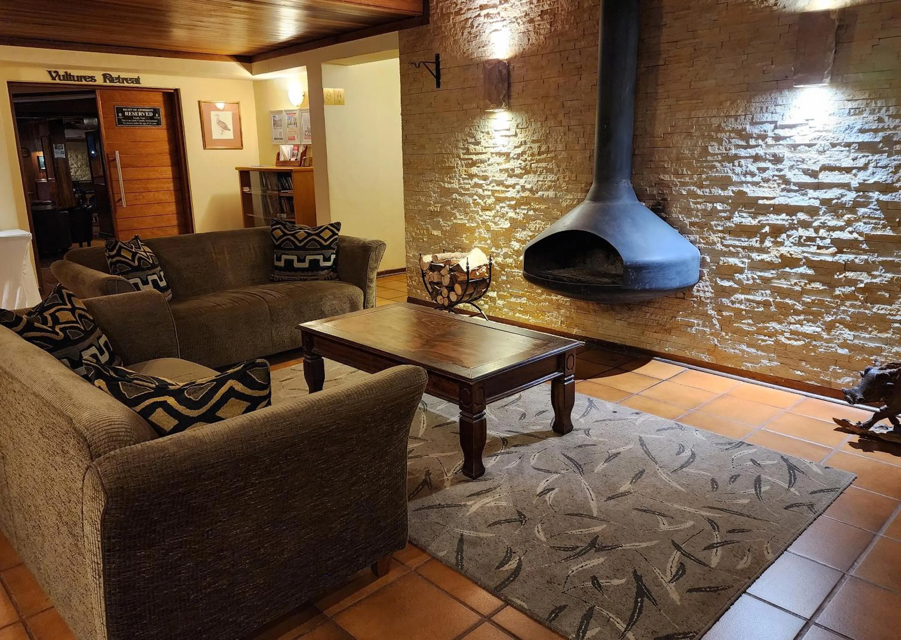 Seating area in Little Switzerland Resort by Dream Resorts