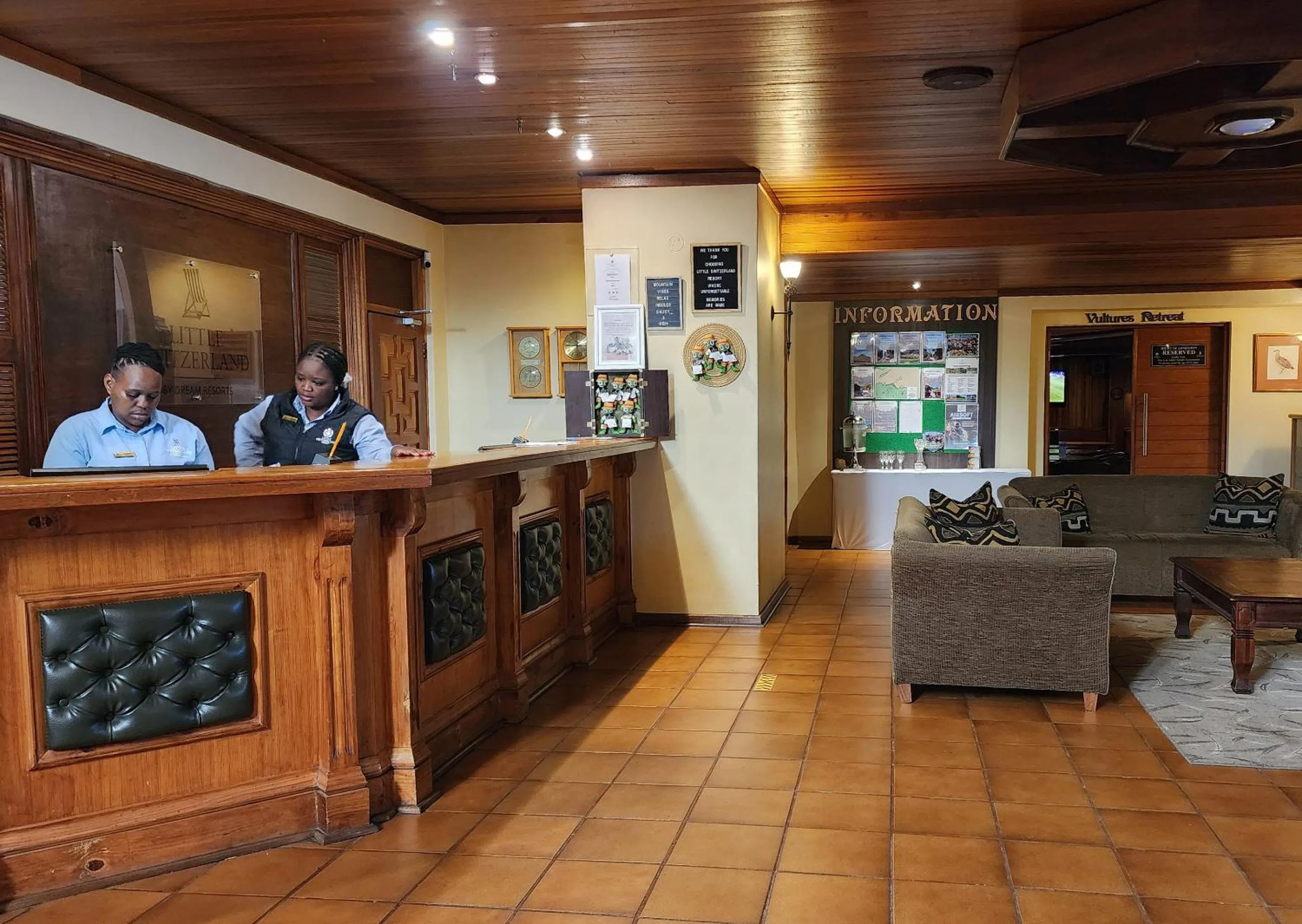 Staff in Little Switzerland Resort by Dream Resorts