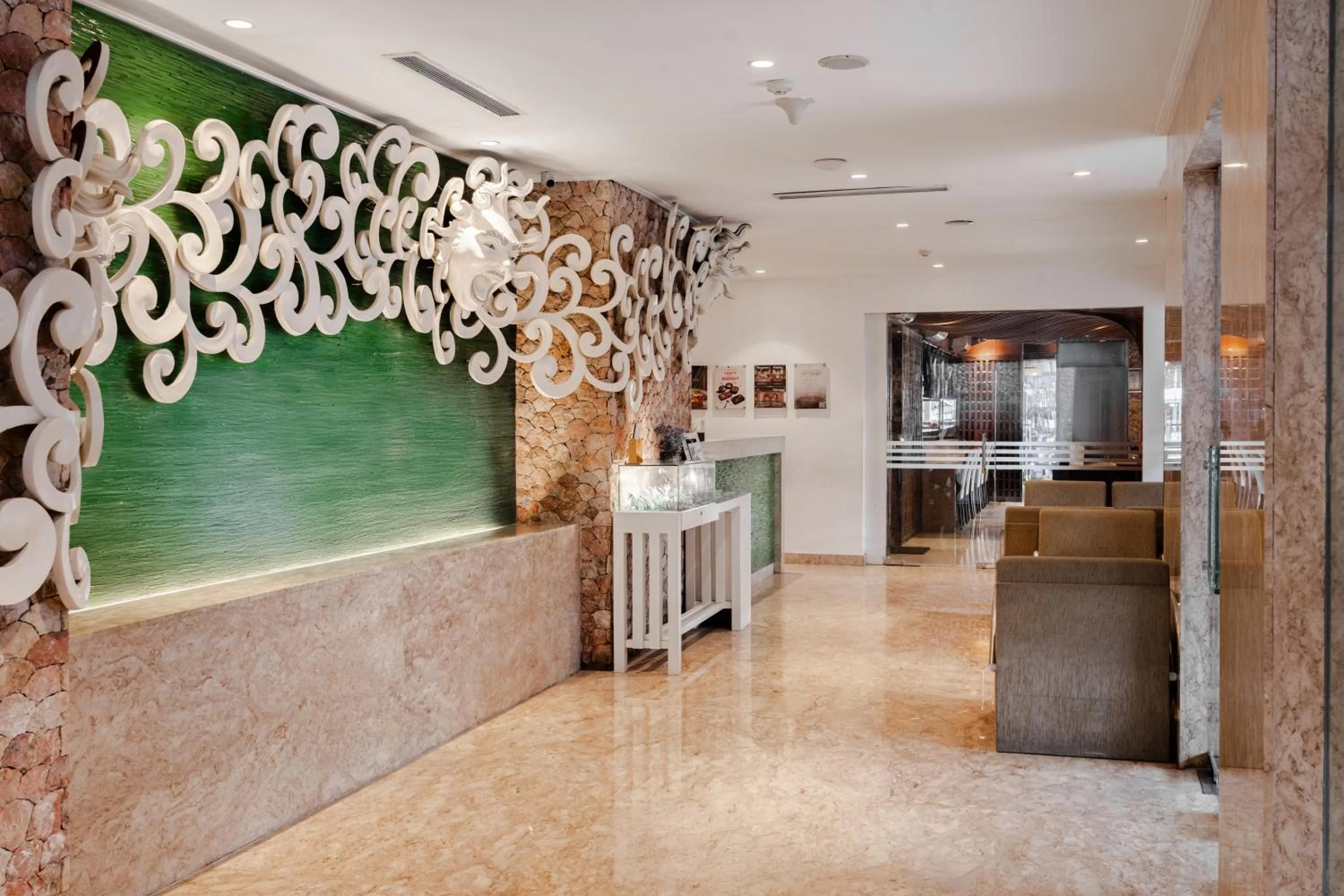 Lobby or reception in Kuta Angel Hotel