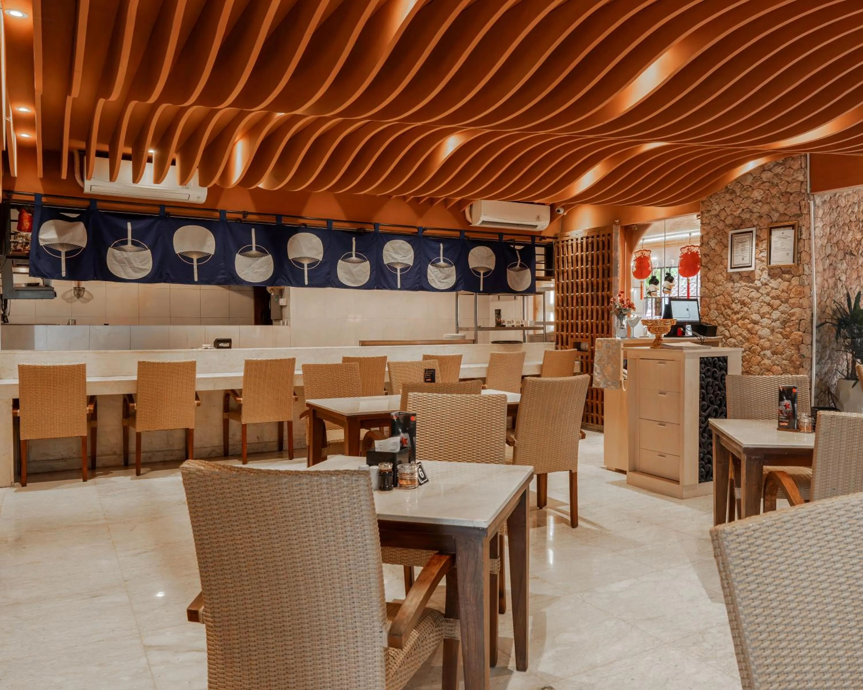 Restaurant/places to eat in Kuta Angel Hotel