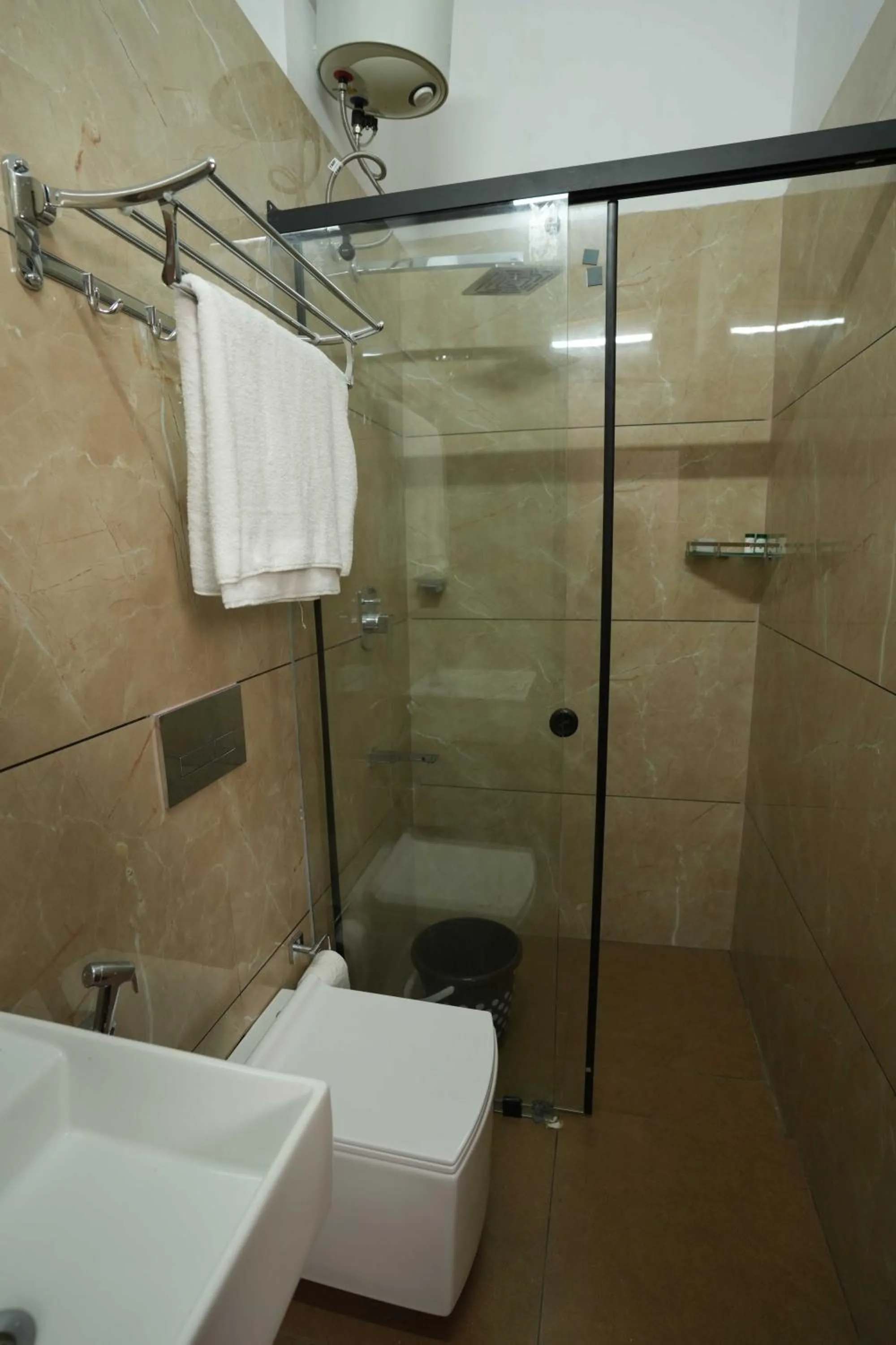 Shower in Ragas - Marari Beach Villa By Perfect Stays