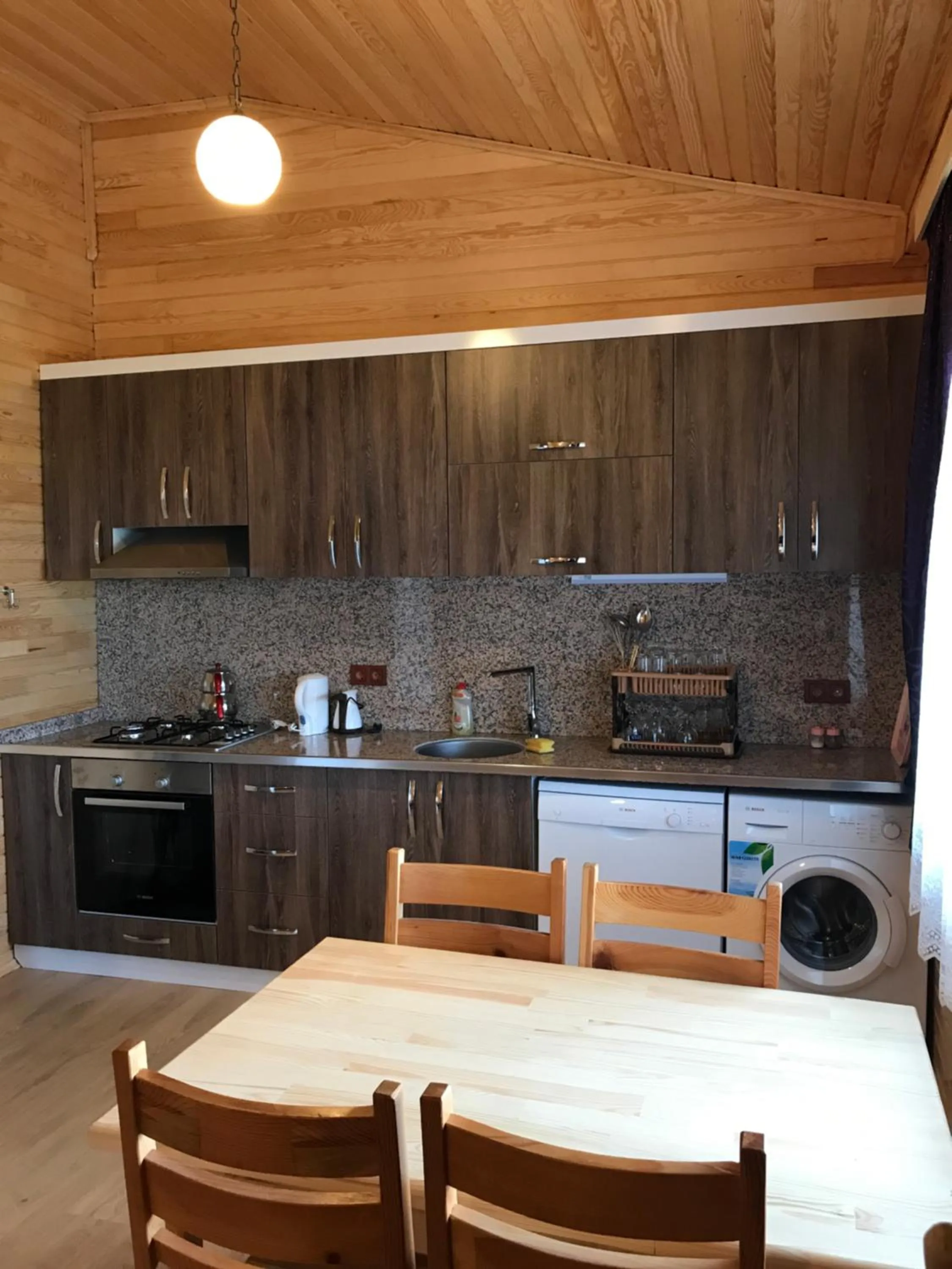 Kitchen or kitchenette in Villa Zeytin