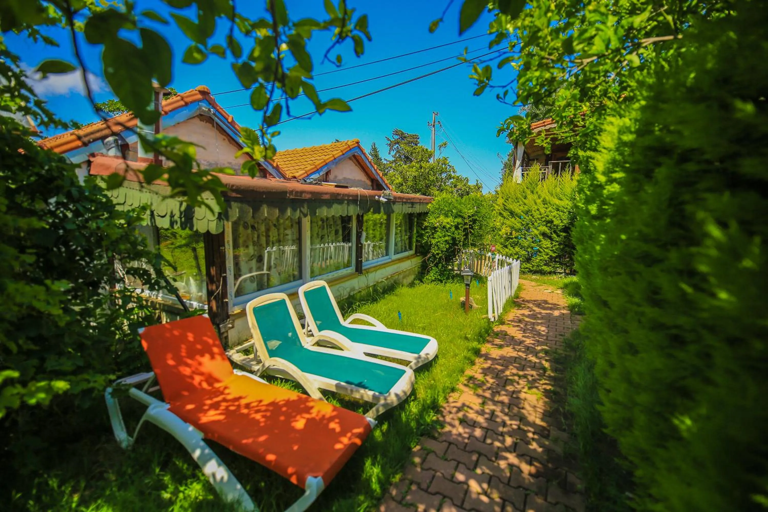 sunbed in Villa Zeytin