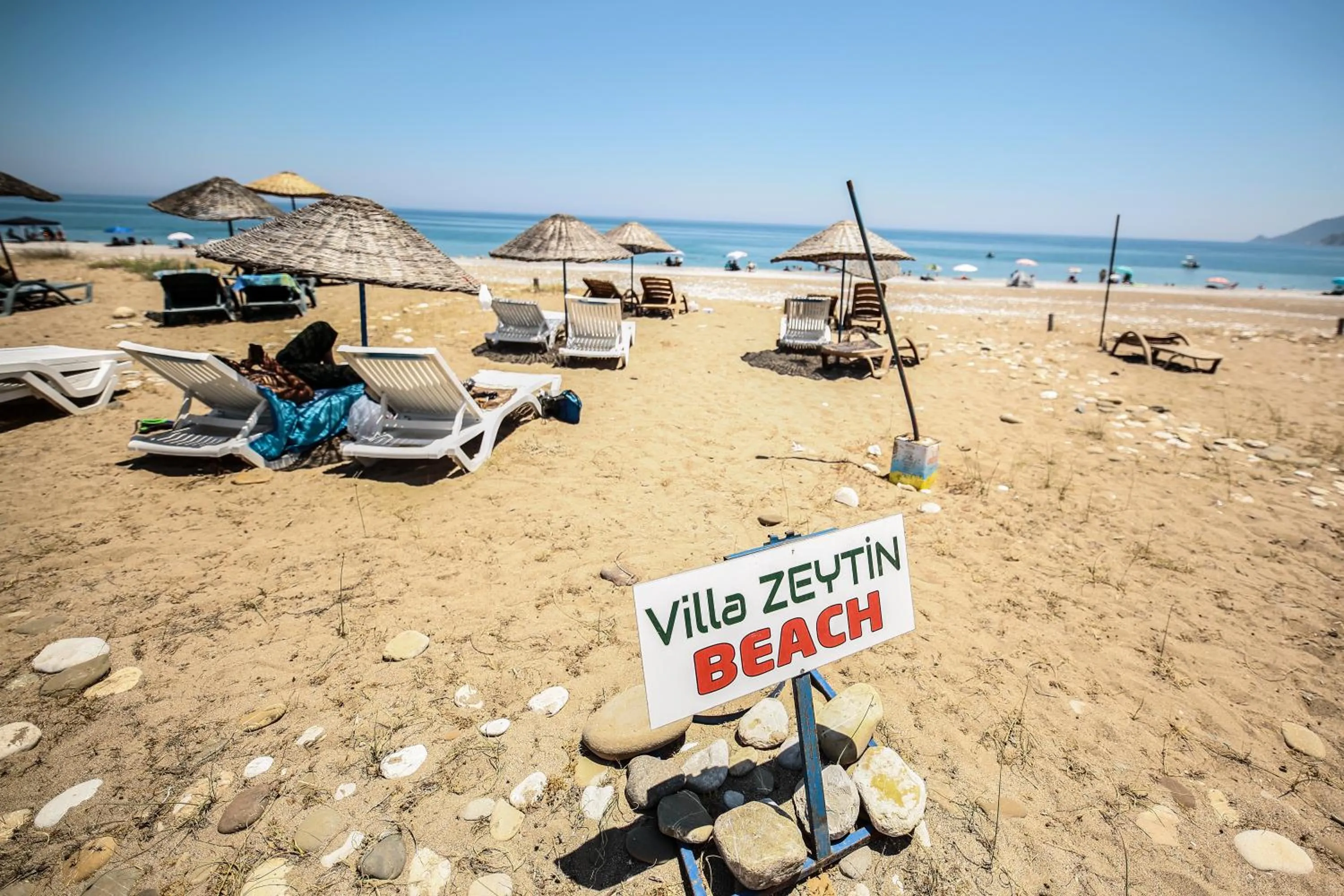 Beach in Villa Zeytin