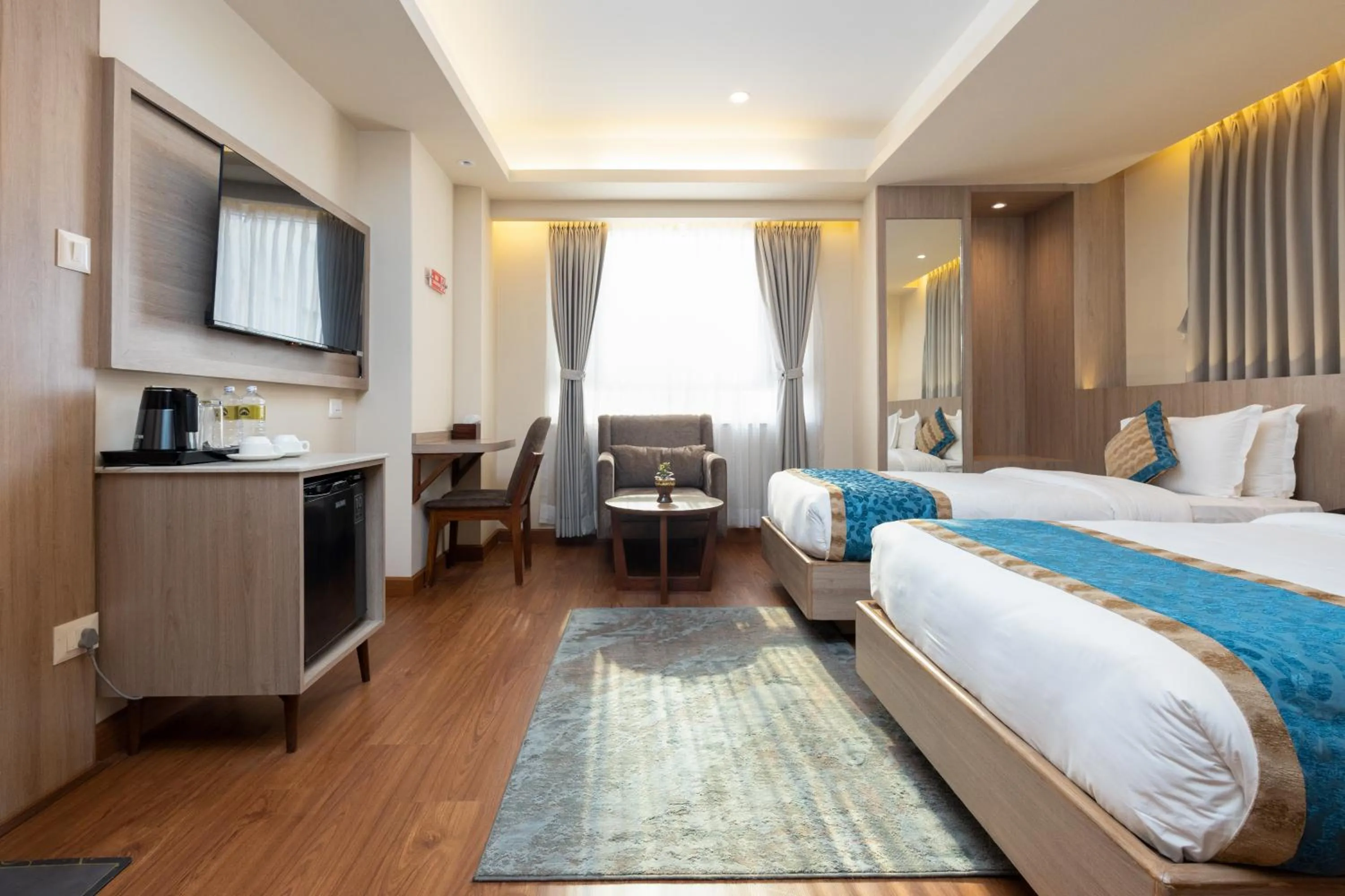 Bed in Shuvatara Suites & Spa, Thamel