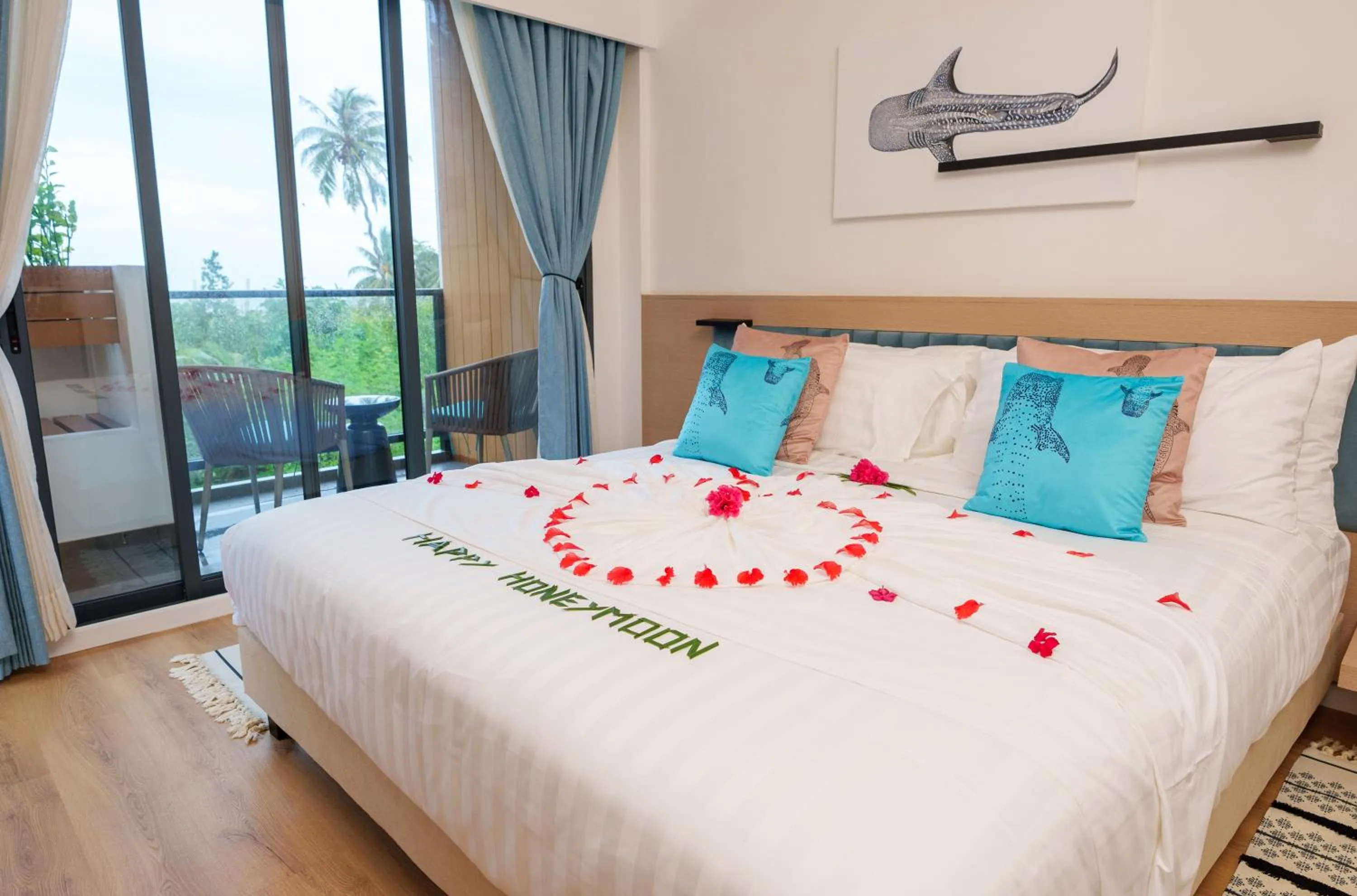 Bedroom, Bed in Whale Shark Boutique