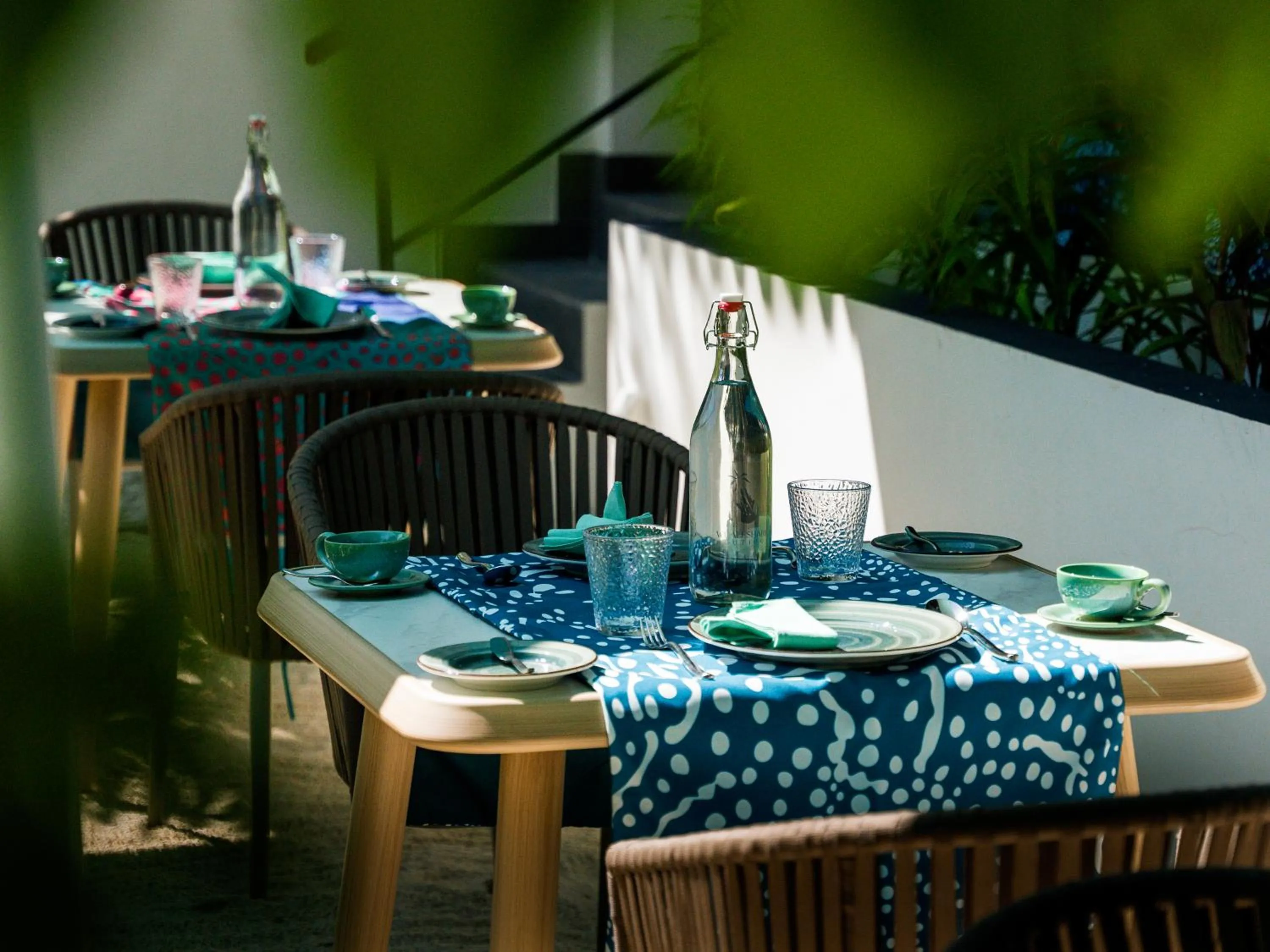 Dining area in Whale Shark Boutique