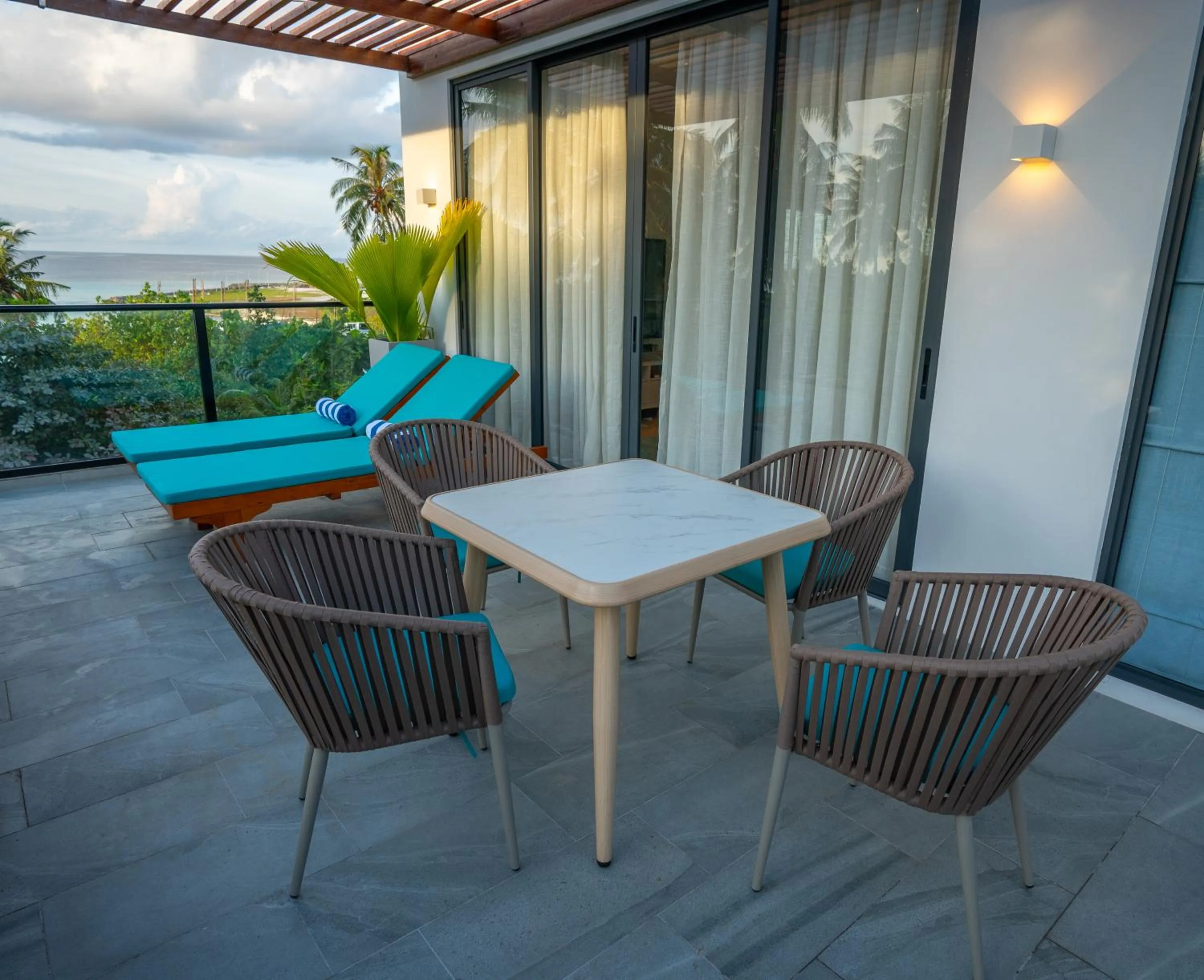 Seating area in Whale Shark Boutique