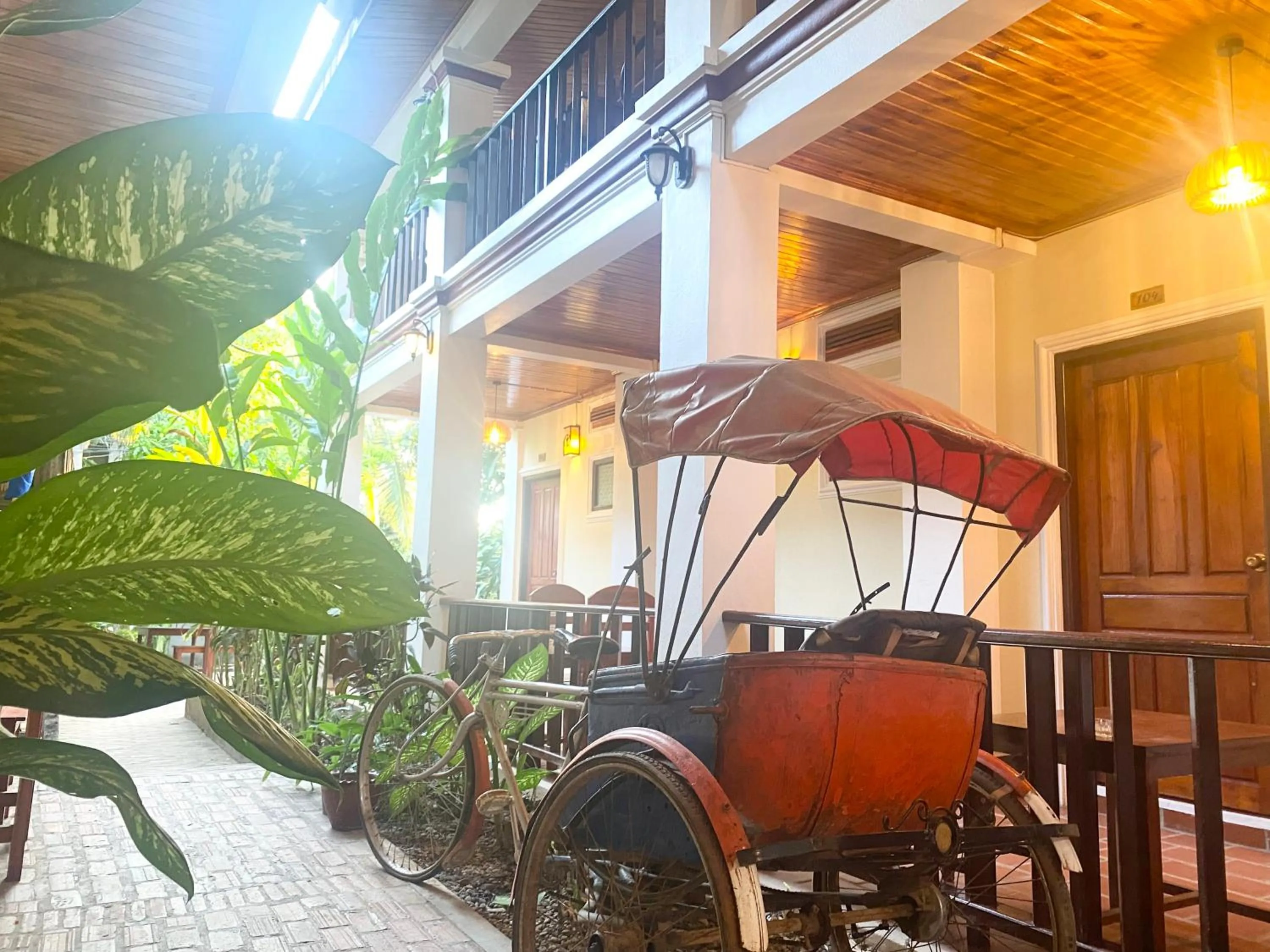 Patio in Golden Sun Hotel