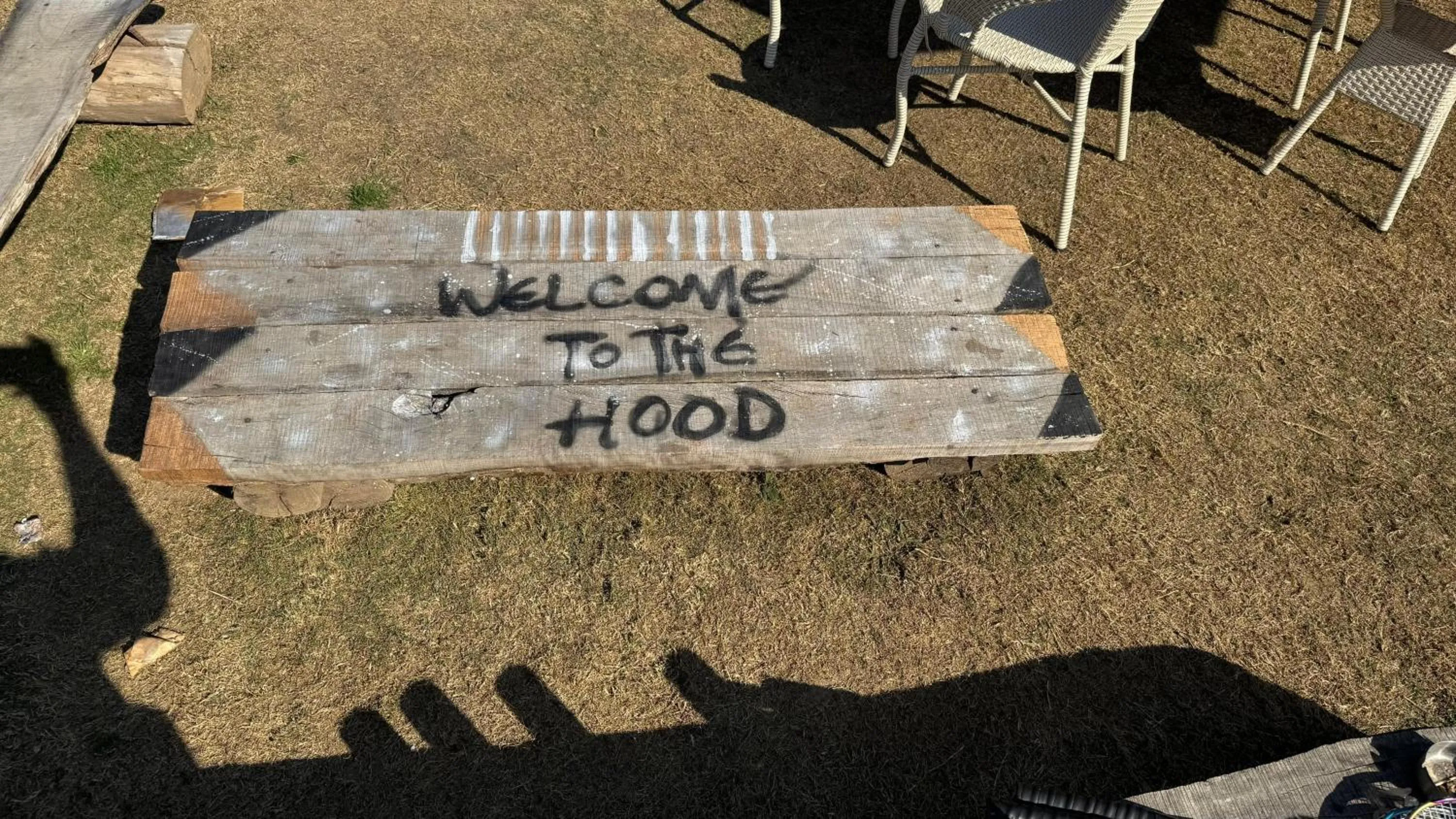Children play ground in The Hood