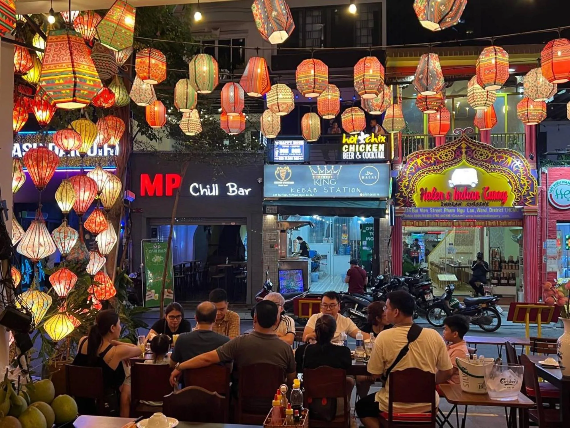 Restaurant/places to eat in THE RICE HOTEL Nong Thon Dai Viet 131 Bui Vien