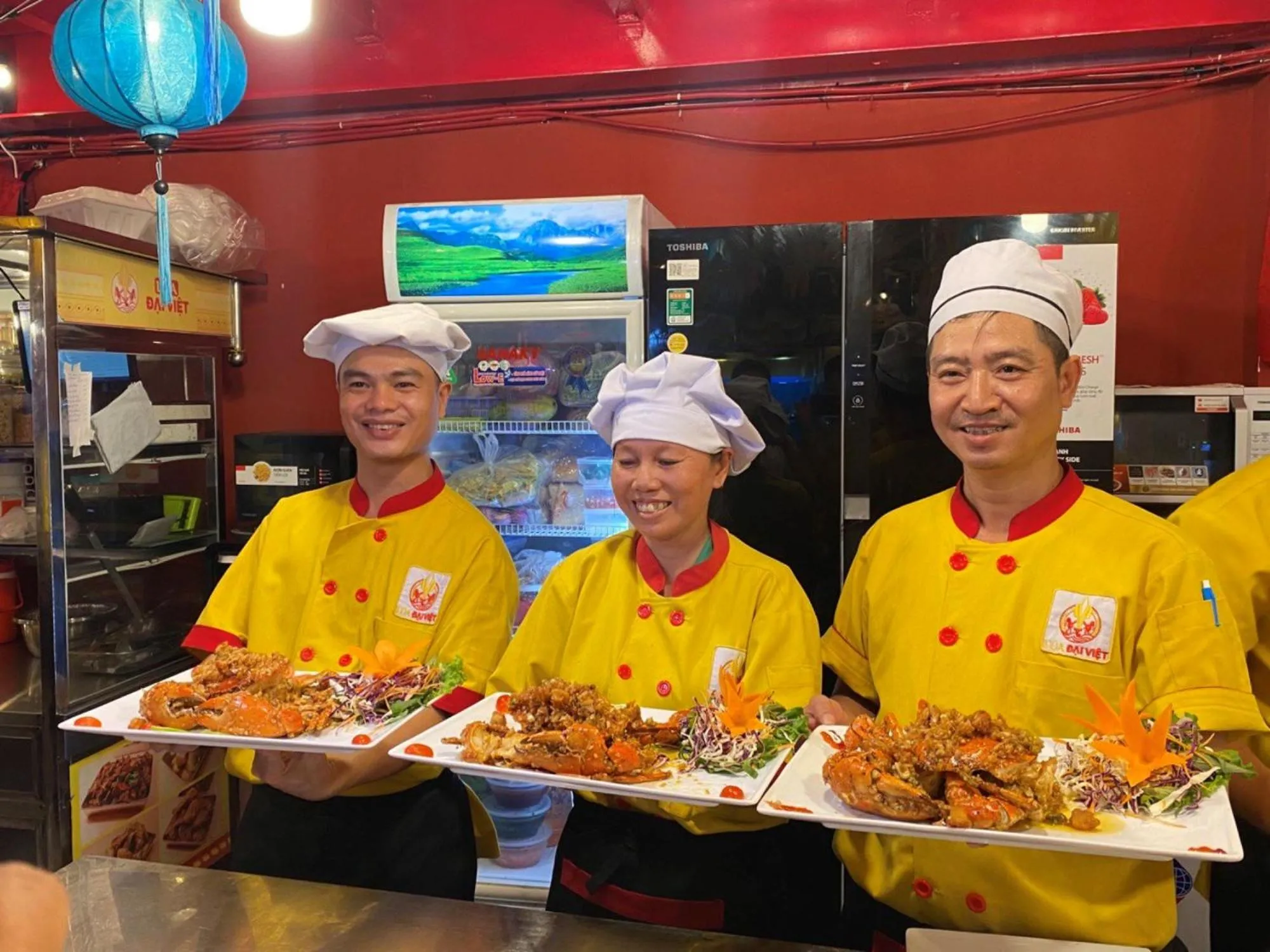 Restaurant/places to eat in THE RICE HOTEL Nong Thon Dai Viet 131 Bui Vien