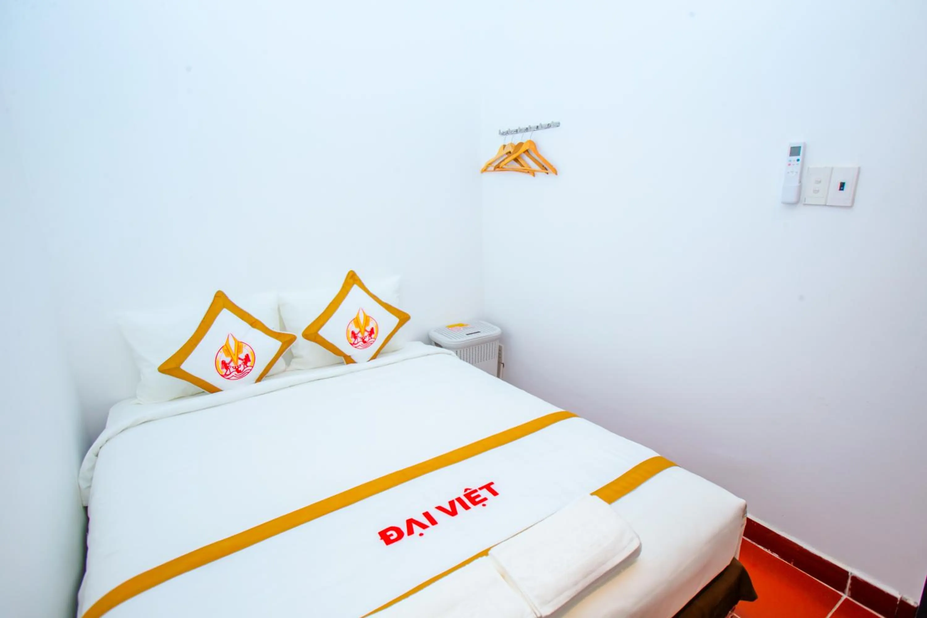 Bed in THE RICE HOTEL Nong Thon Dai Viet 131 Bui Vien