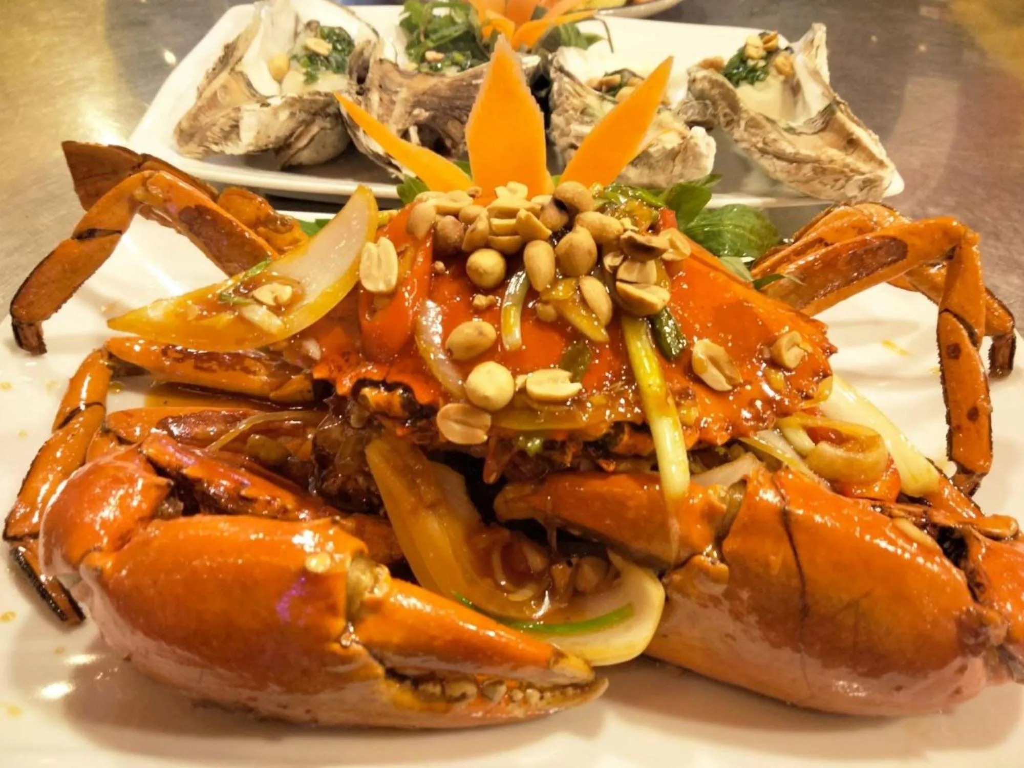 Restaurant/places to eat in THE RICE HOTEL Nong Thon Dai Viet 131 Bui Vien